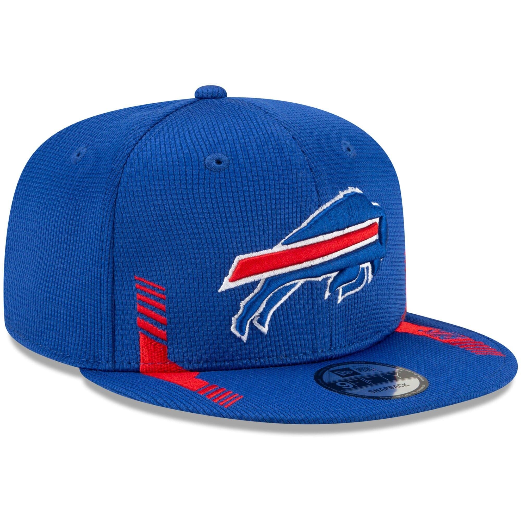 New Era Caps Buffalo Bills New Era NFL 2021 Sideline Home 9FIFTY Snapback Hat - Blue