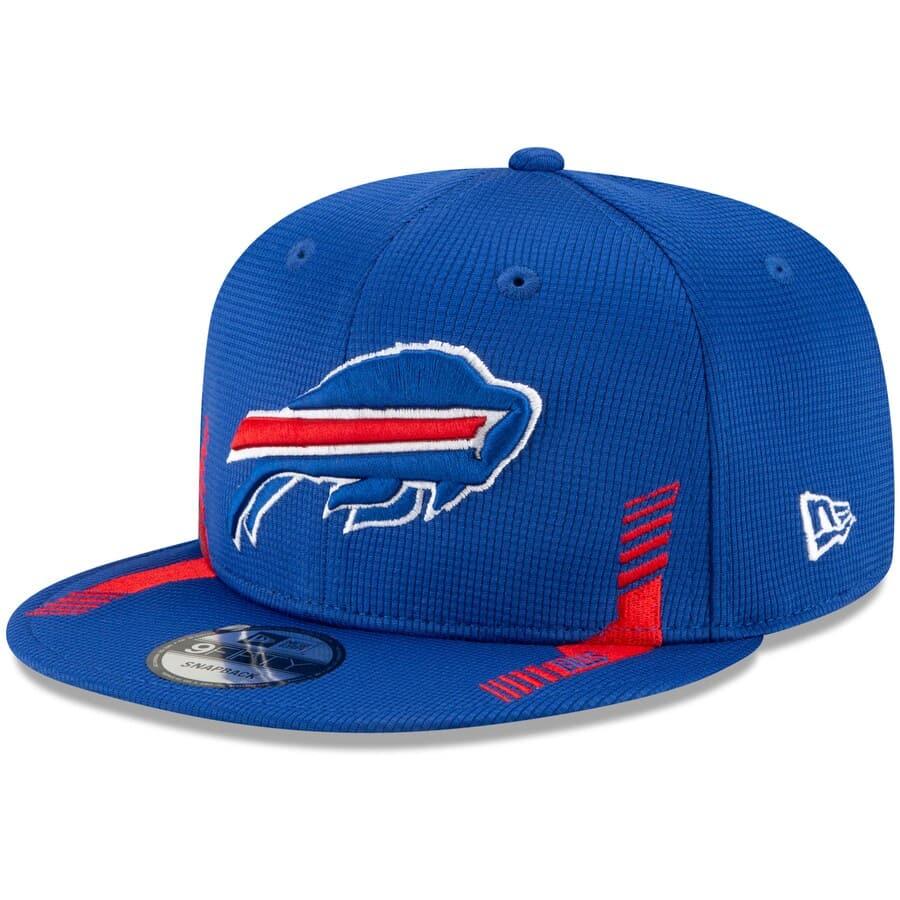 New Era Caps Buffalo Bills New Era NFL 2021 Sideline Home 9FIFTY Snapback Hat - Blue