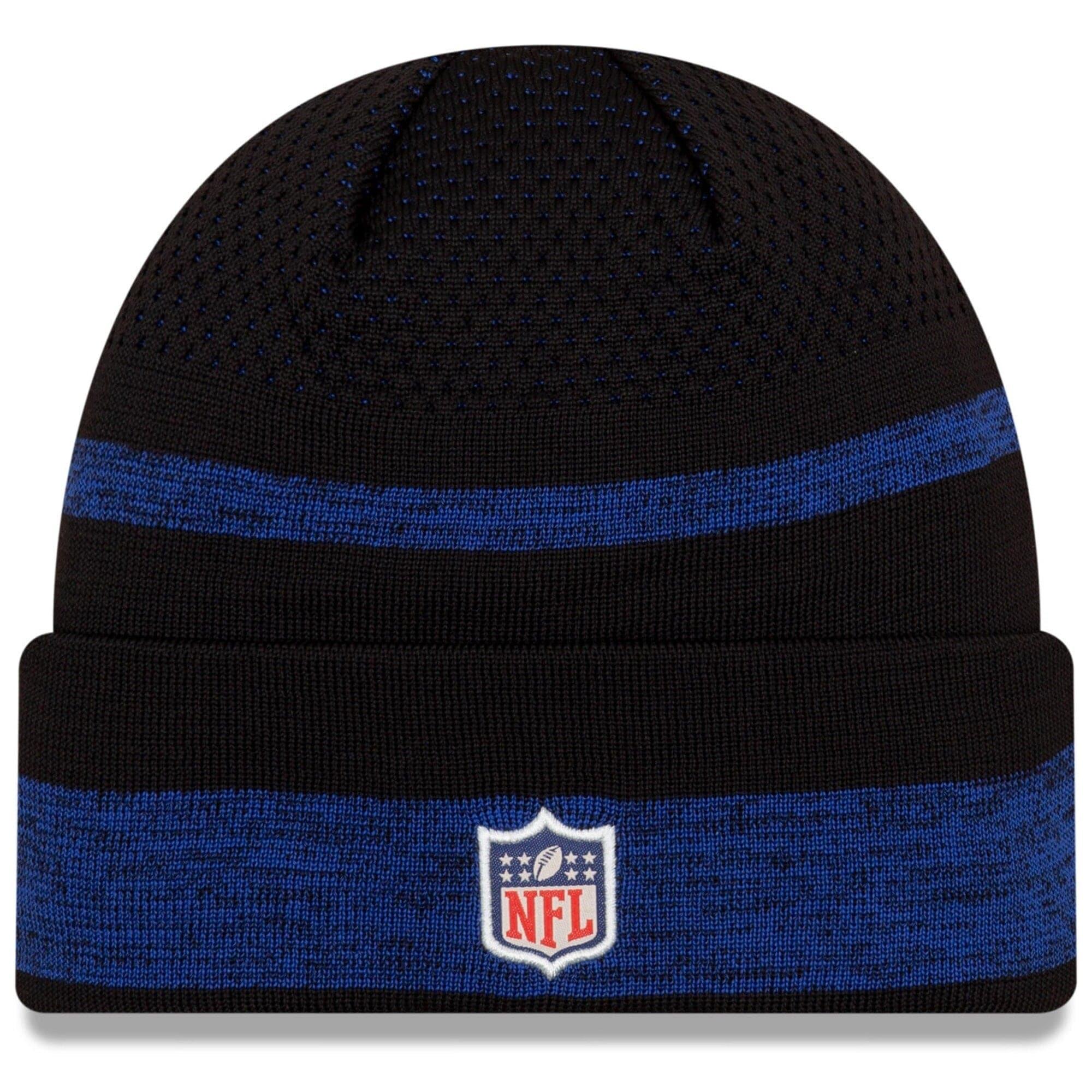 New Era Beanies Buffalo Bills New Era NFL 2021 Sideline Performance Tech Cuff Beanie - Black