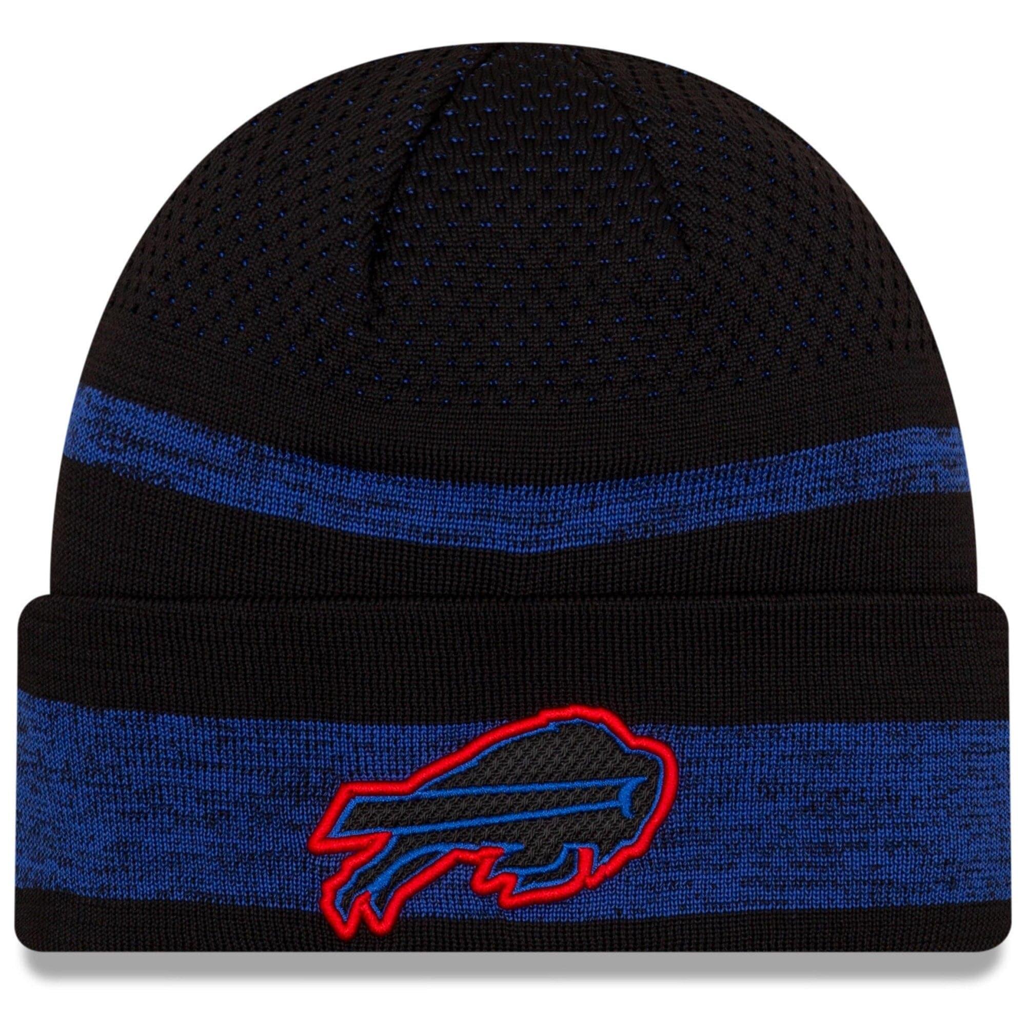 New Era Beanies Buffalo Bills New Era NFL 2021 Sideline Performance Tech Cuff Beanie - Black
