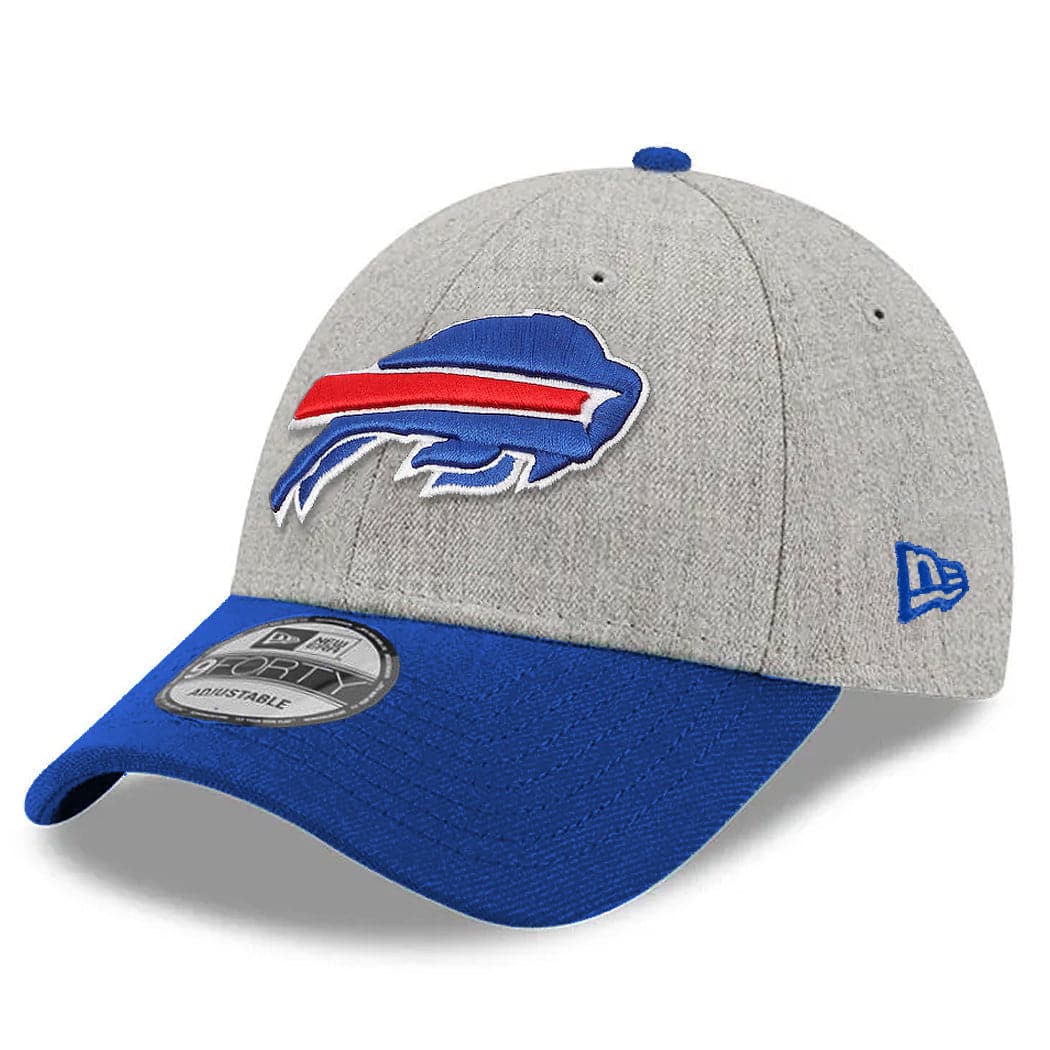 New Era Caps Buffalo Bills New Era NFL Team 9FORTY Snapback Hat - Heather Grey