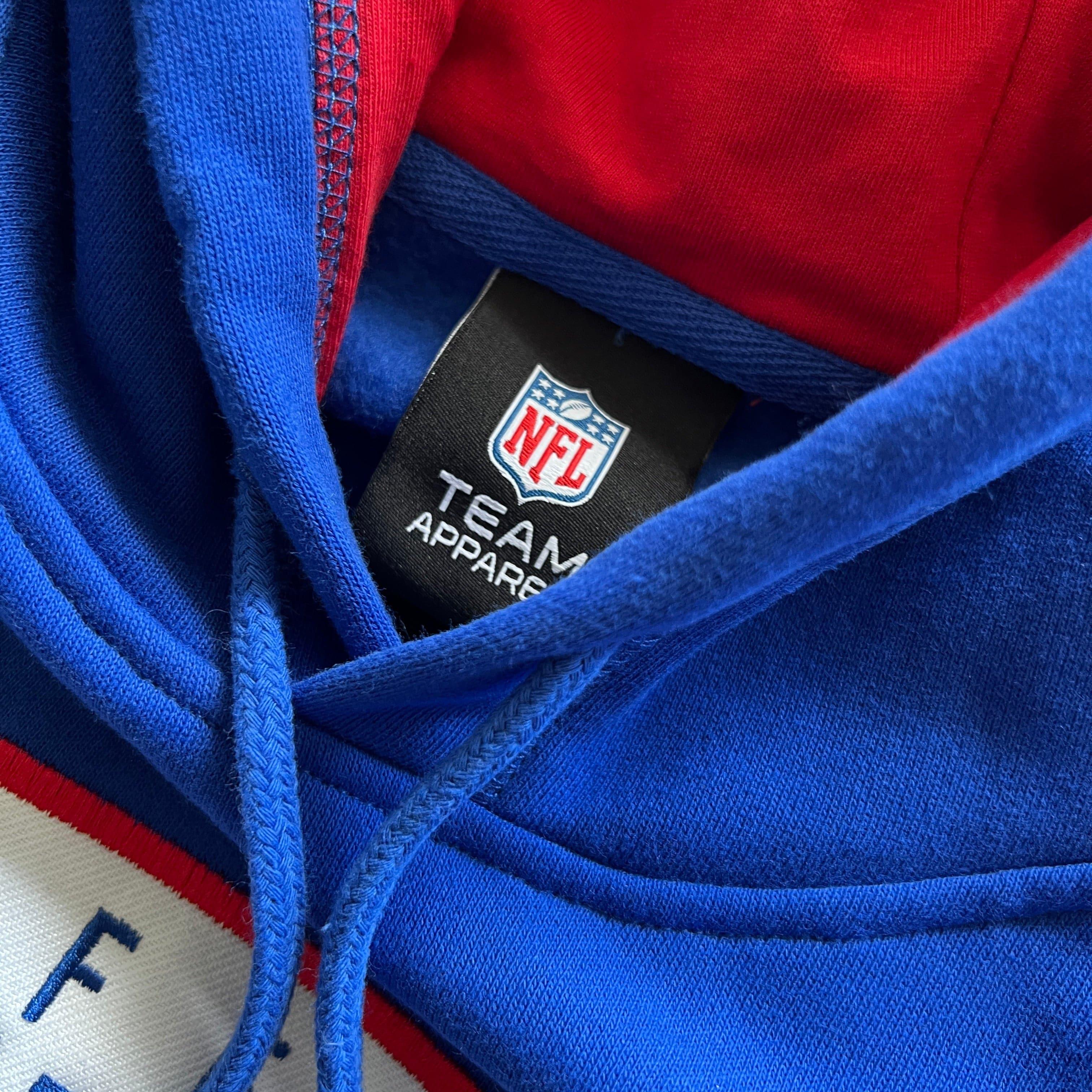 New Era Jumpers Buffalo Bills New Era NFL Team Badge Repeat Hoodie Jumper - Blue