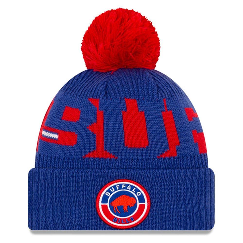 New Era Beanies Buffalo Bills Throwback New Era NFL 2020 Team Colour Sideline Knit Beanie