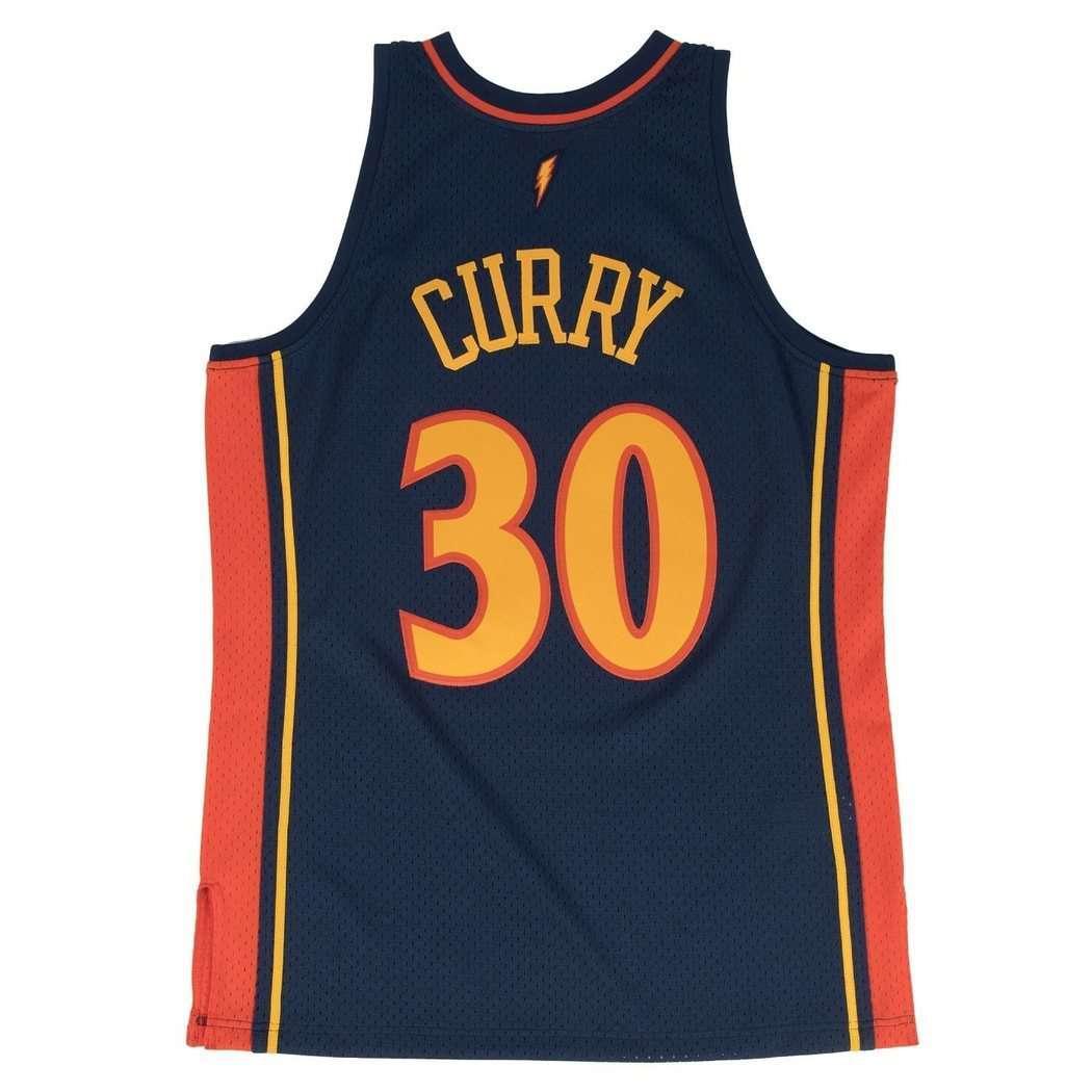 Steph Curry Golden State Warriors Mitchell & Ness NBA Swingman Jersey - Navy
