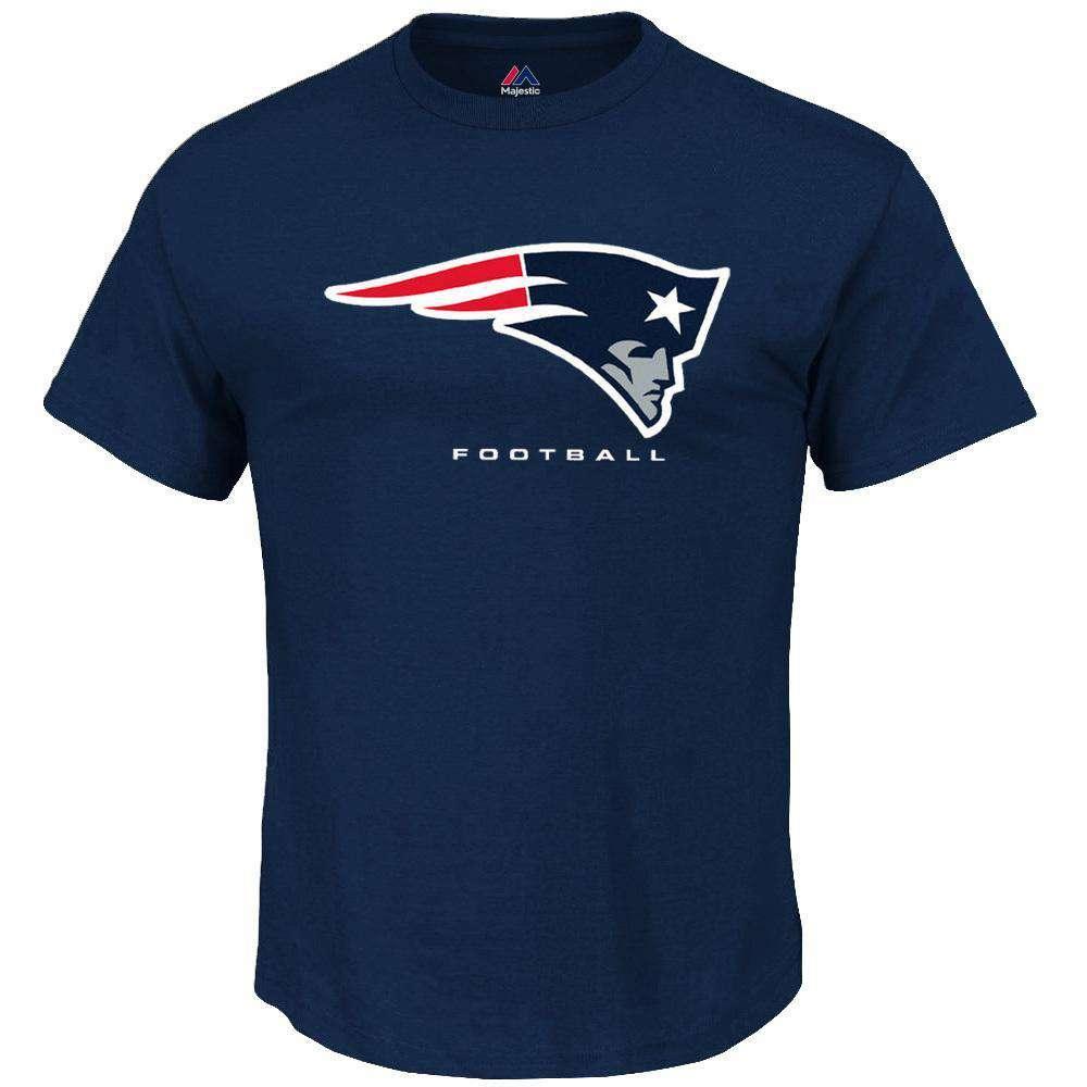 New England Patriots Majestic NFL Critical Victory T-Shirt - Navy