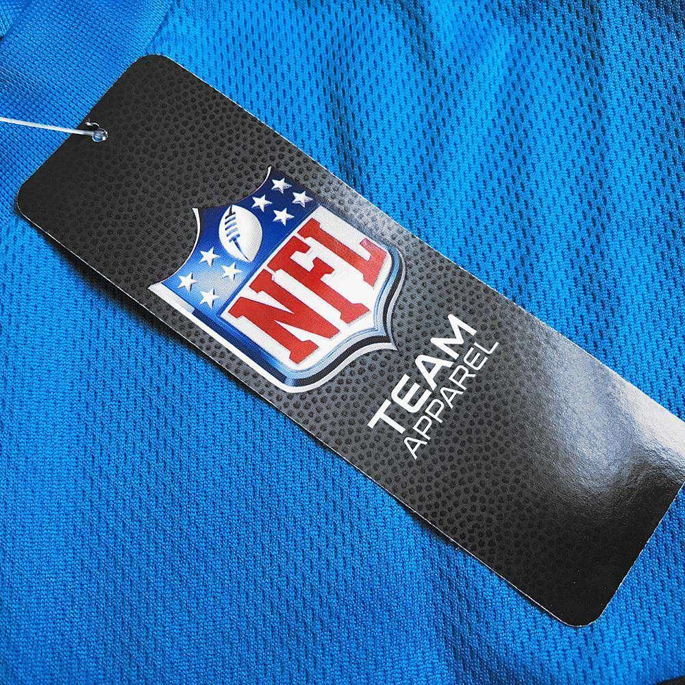 Majestic Athletic T-Shirts Carolina Panthers Majestic NFL Poly Mesh Jersey Shirt - Black