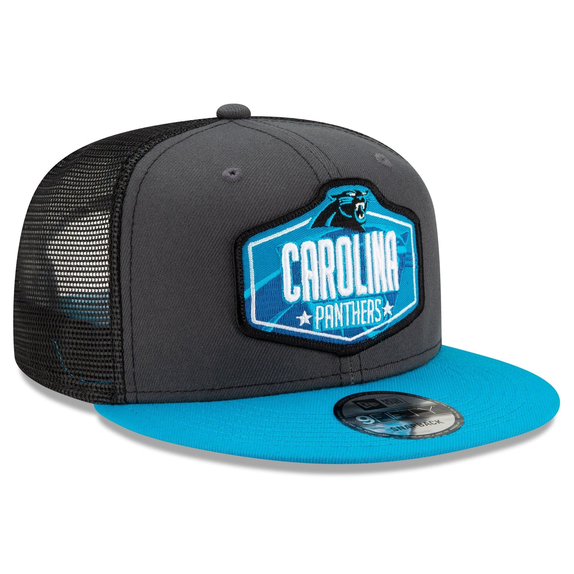 New Era Caps Carolina Panthers New Era 2021 NFL Draft 9FIFTY Snapback Hat - Graphite