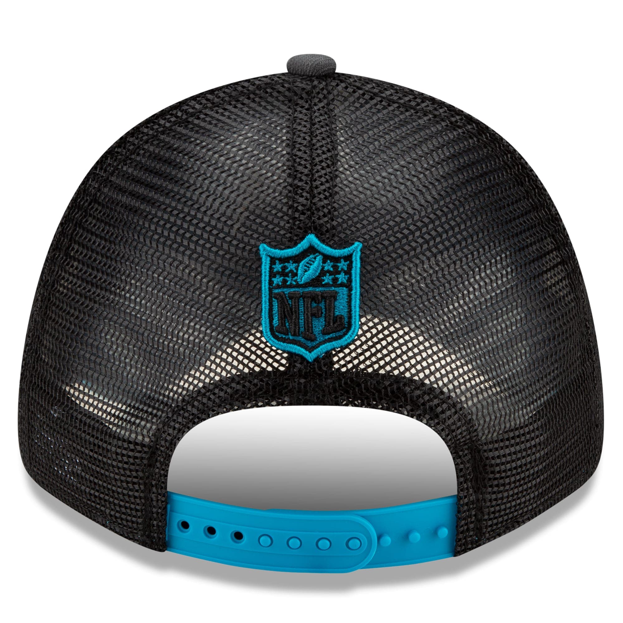 New Era Caps Carolina Panthers New Era 2021 NFL Draft 9FORTY Snapback Curve Hat - Graphite