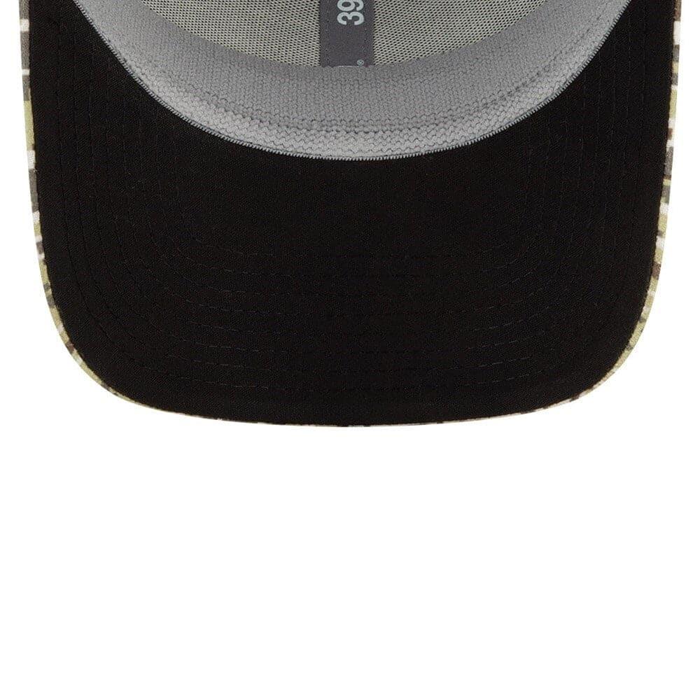 New Era Caps Carolina Panthers New Era NFL 2021 Salute To Service 39THIRTY Flex Fit Hat - Black