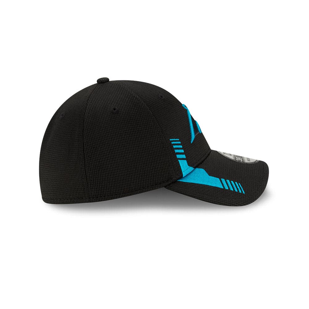New Era Caps Carolina Panthers New Era NFL 2021 Sideline Home 39THIRTY Flex Fit Hat - Black