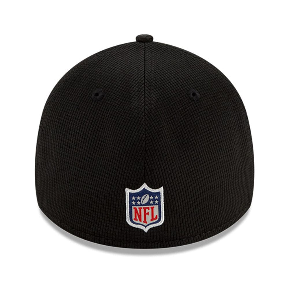 New Era Caps Carolina Panthers New Era NFL 2021 Sideline Home 39THIRTY Flex Fit Hat - Black