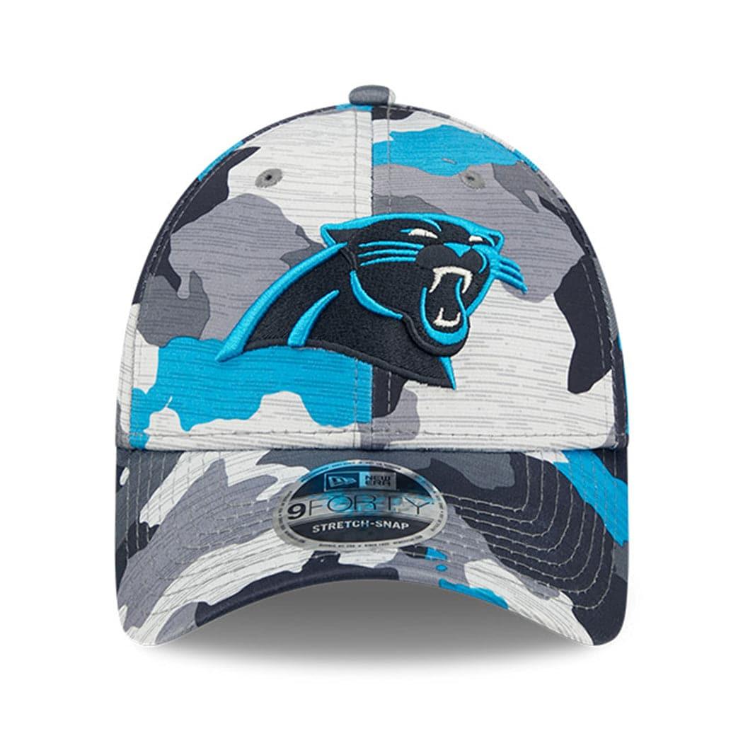 New Era Caps Carolina Panthers New Era NFL 22 Training Camp 9FORTY Stretch Snap Hat - Camo