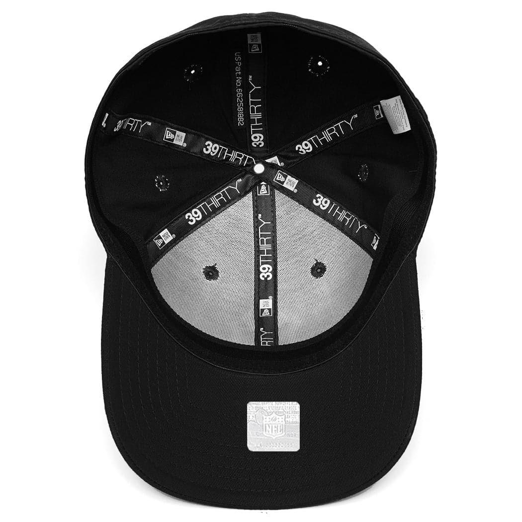 New Era Caps Carolina Panthers New Era NFL Team 39THIRTY Flex Fit Curve Hat - Black