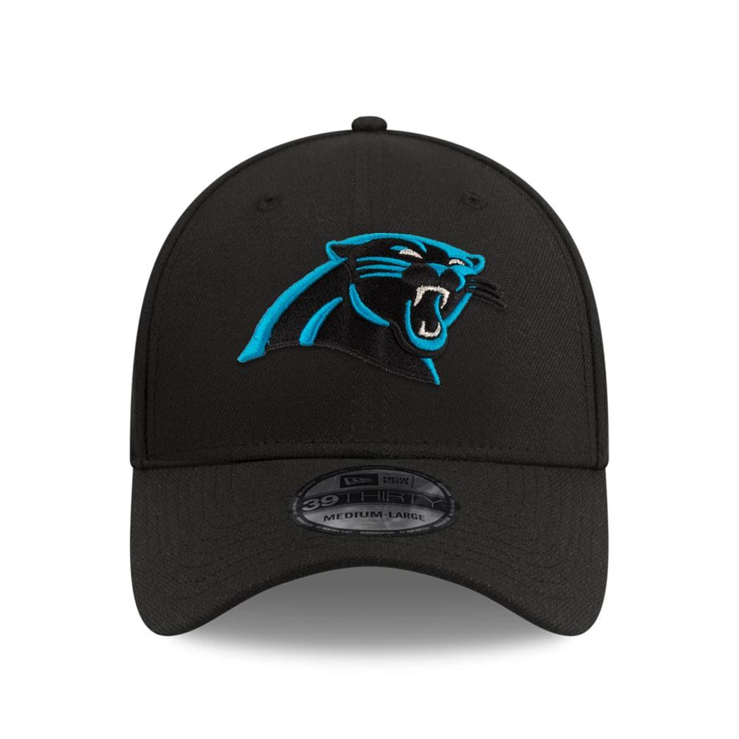 New Era Caps Carolina Panthers New Era NFL Team 39THIRTY Flex Fit Curve Hat - Black