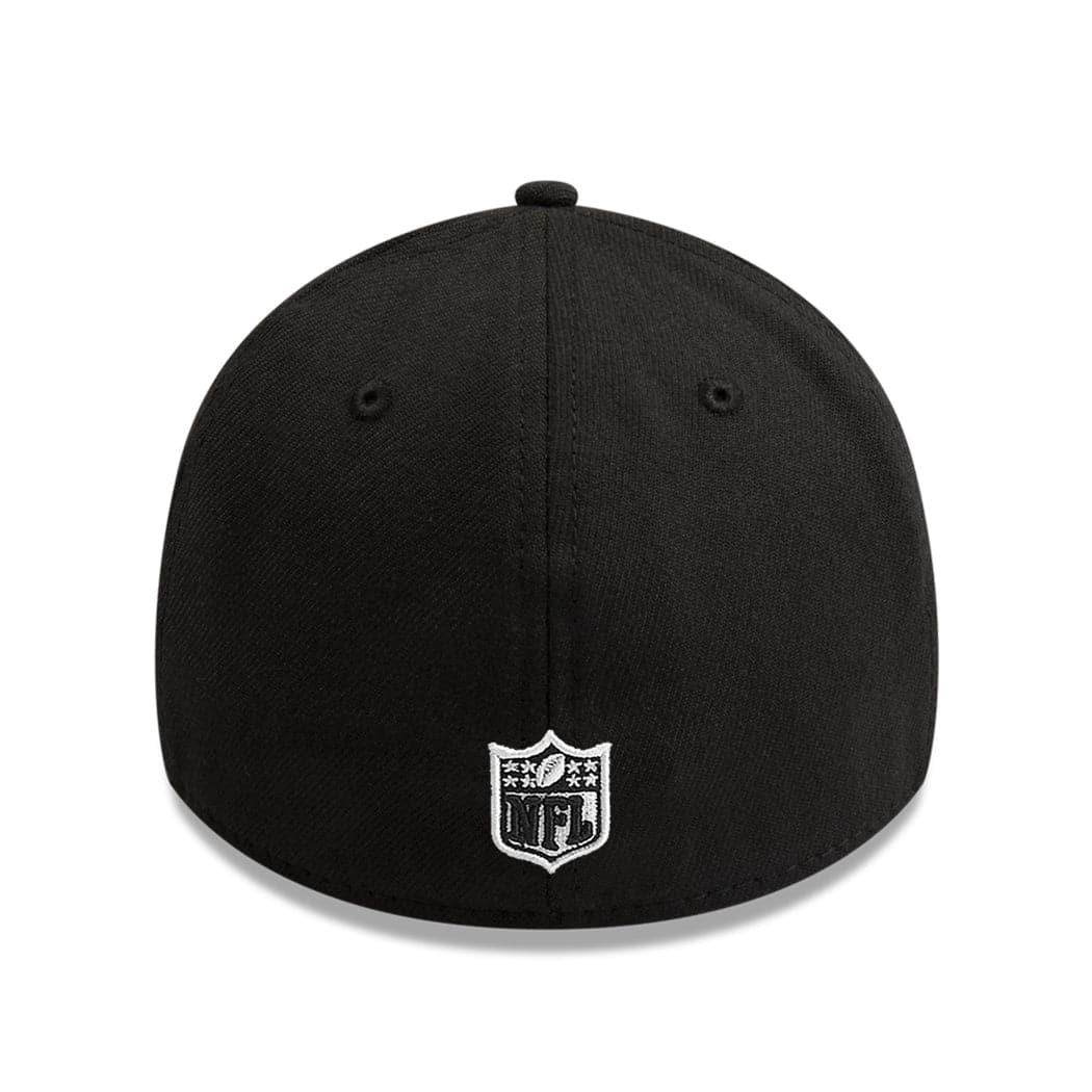New Era Caps Carolina Panthers New Era NFL Team 39THIRTY Flex Fit Curve Hat - Black
