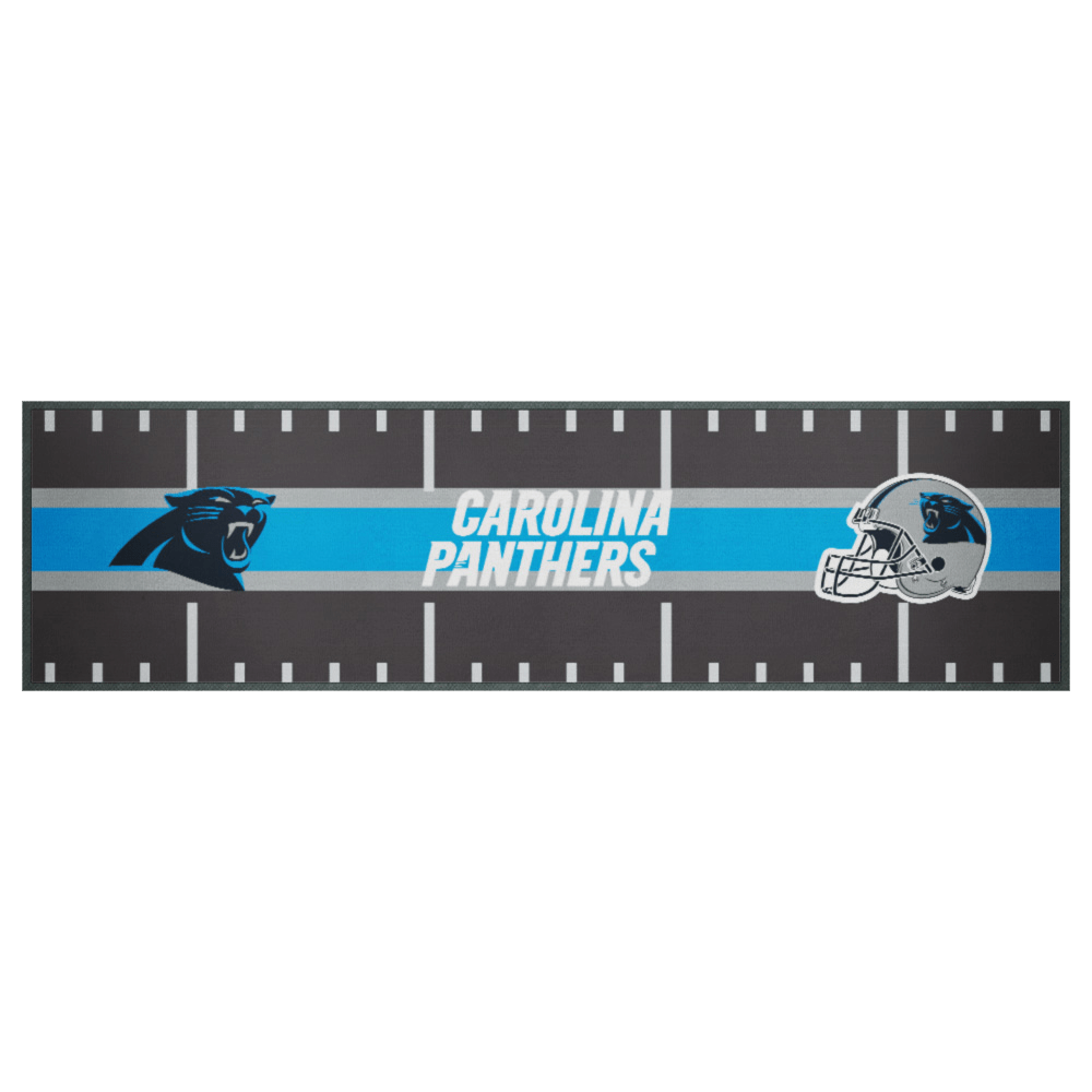 NFL Branded Accessories Carolina Panthers NFL Team Field 90 x 25cm Bar Runner/Mat