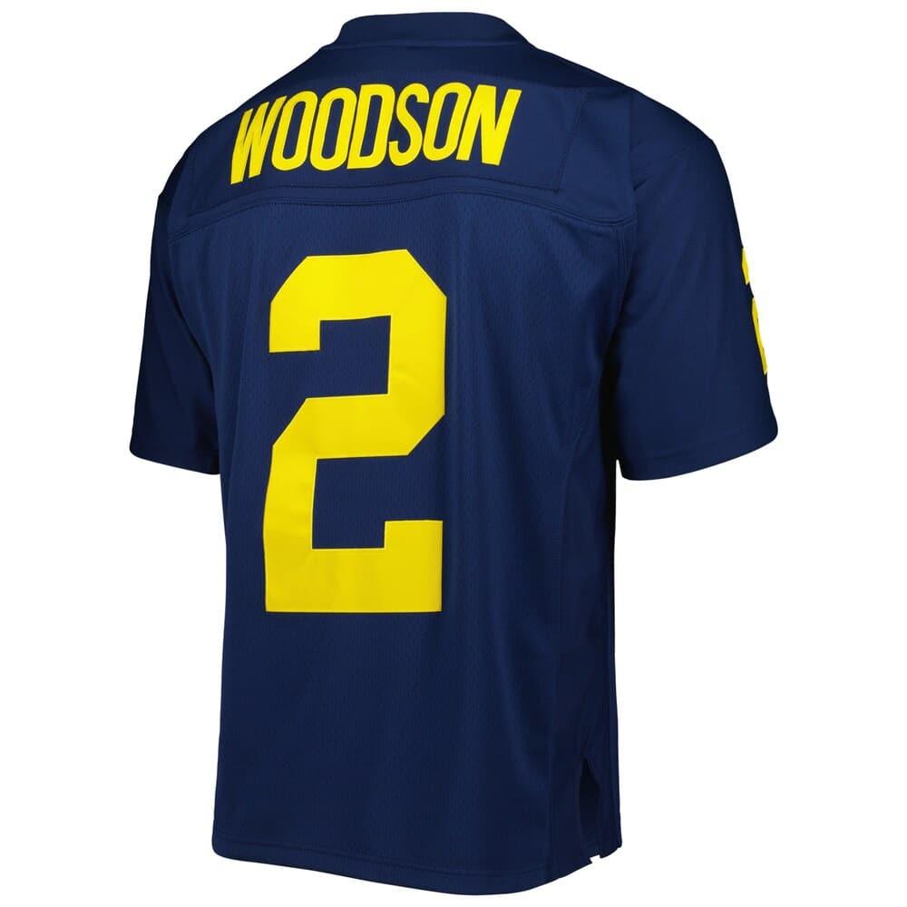 Mitchell And Ness Jerseys Charles Woodson Michigan Wolverines 97-98 Mitchell & Ness NCAA Legacy Jersey - Navy