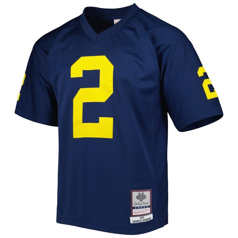 Mitchell And Ness Jerseys Charles Woodson Michigan Wolverines 97-98 Mitchell & Ness NCAA Legacy Jersey - Navy