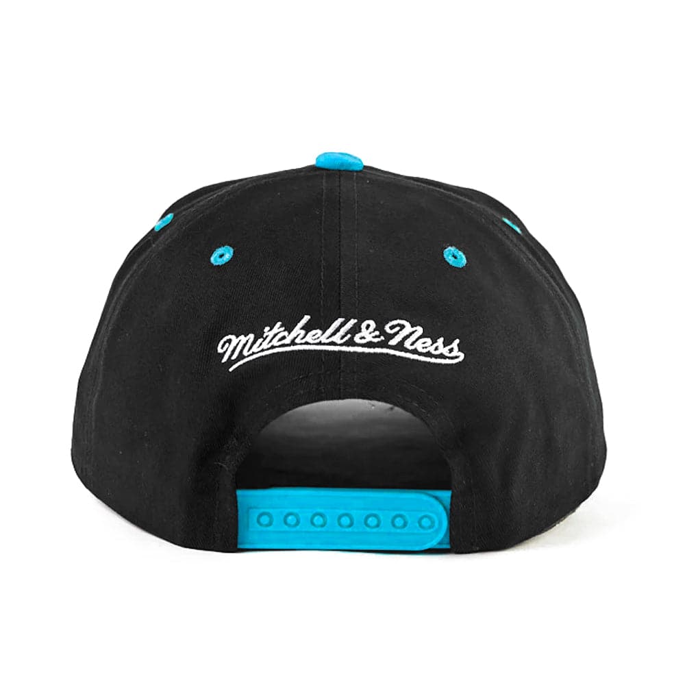 Mitchell And Ness Caps Charlotte Hornets Mitchell & Ness NBA Double Up Deadstock Snapback Hat - Black