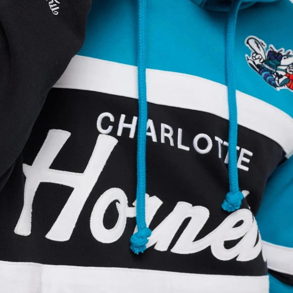 Mitchell And Ness Jumpers Charlotte Hornets Mitchell & Ness NBA Head Coach Hoodie Jumper - Teal