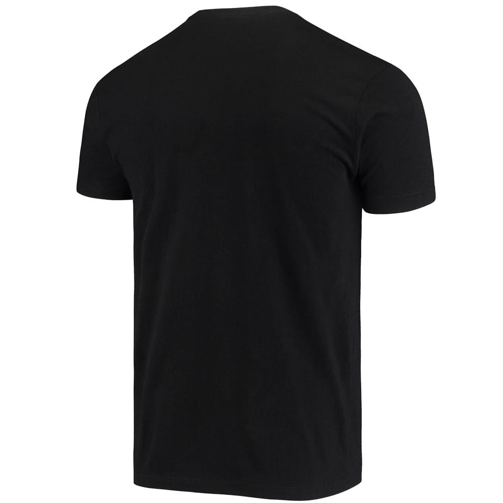 Mitchell And Ness T-Shirts Charlotte Hornets Mitchell & Ness NBA HWC Distressed Logo T-Shirt - Black