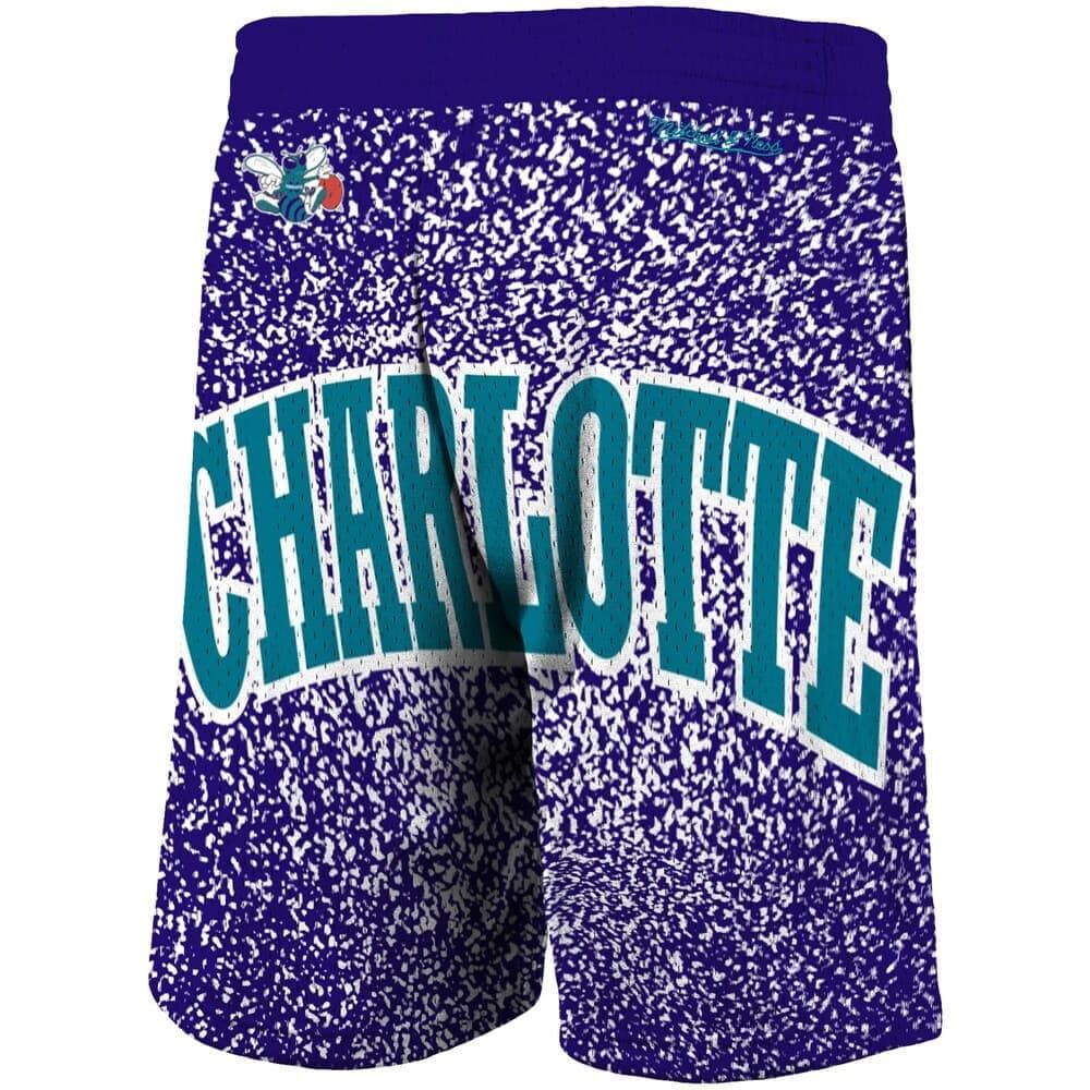 Mitchell And Ness Shorts Charlotte Hornets Mitchell & Ness NBA Jumbotron Subliminated Shorts