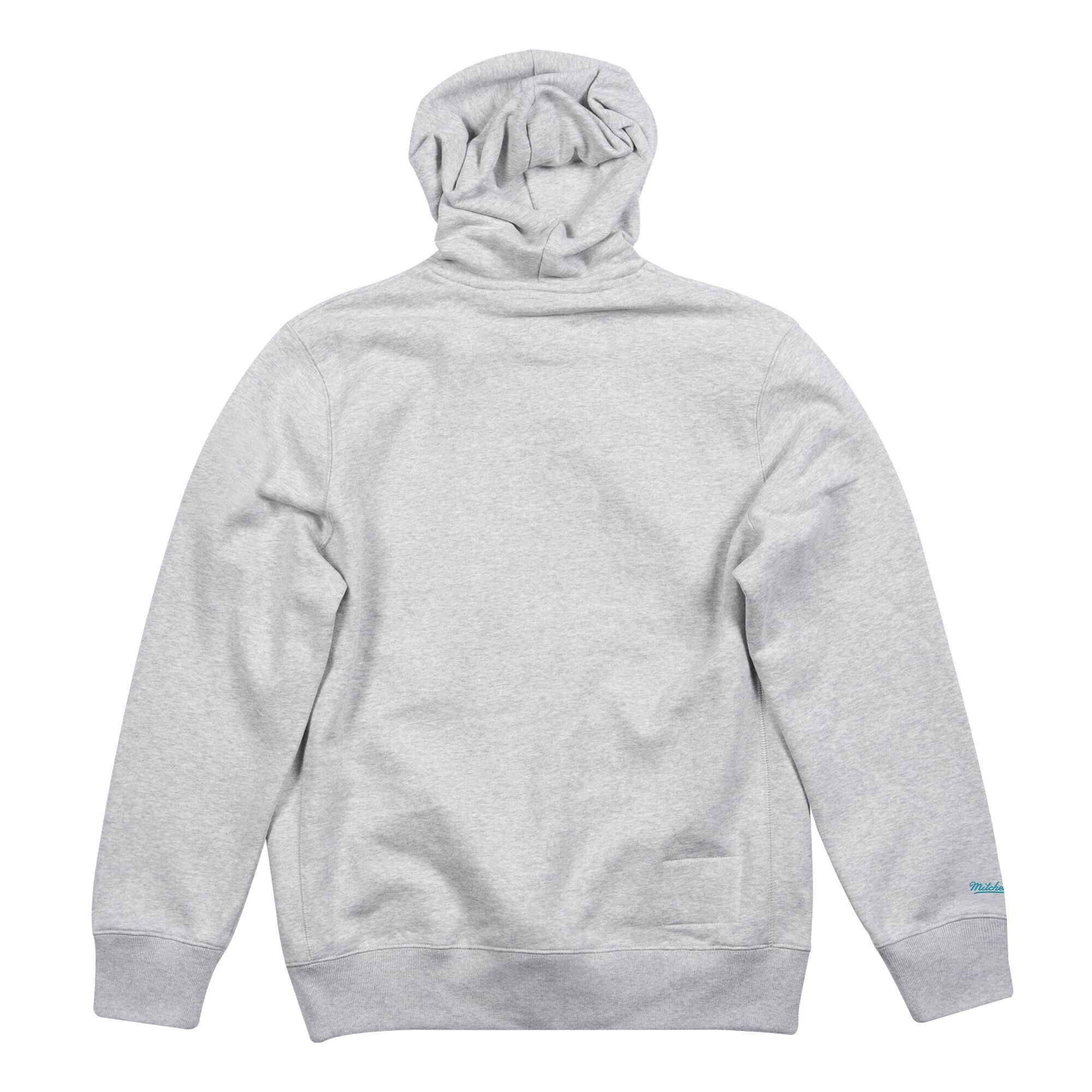 Mitchell And Ness Jumpers Charlotte Hornets Mitchell & Ness NBA Playoff Win Hoodie Jumper - Grey