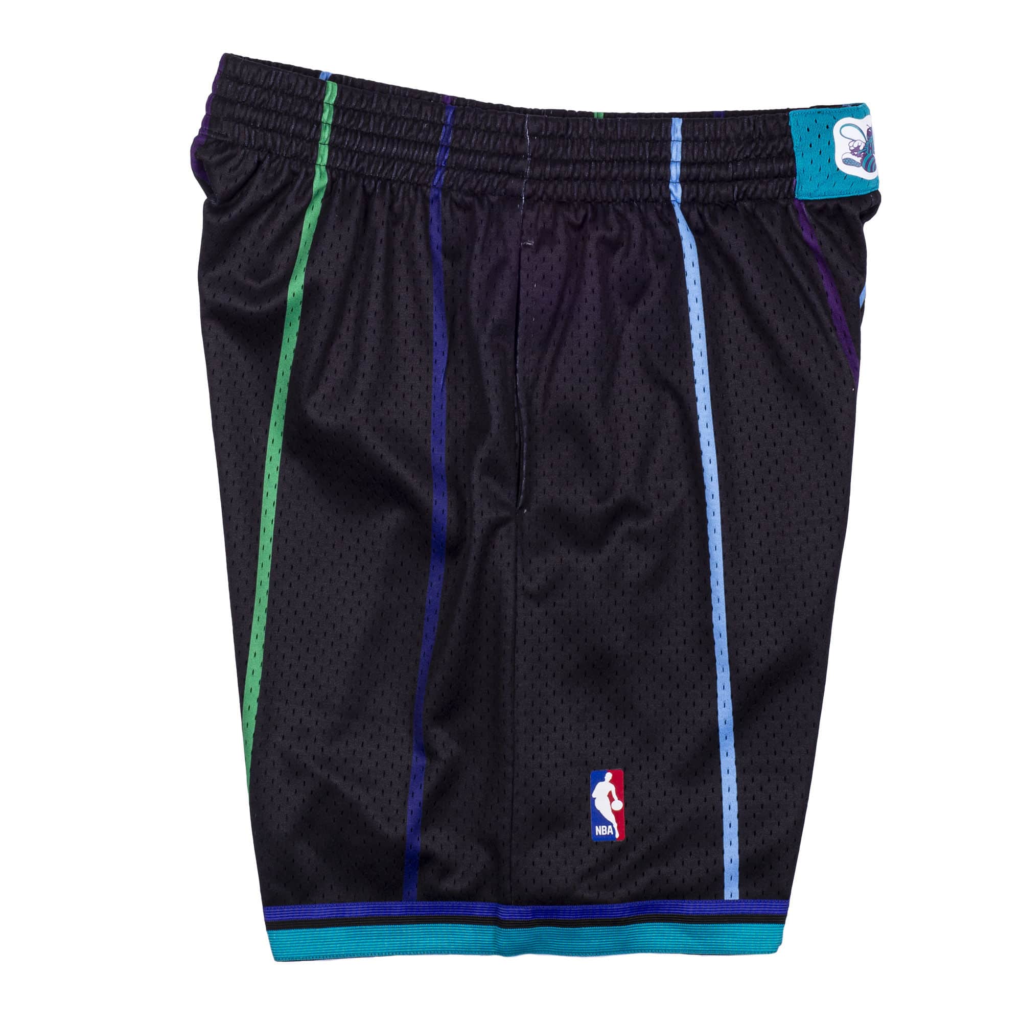 Mitchell And Ness Shorts Charlotte Hornets Mitchell & Ness NBA Reload 2.0 92-93 Swingman Shorts - Black