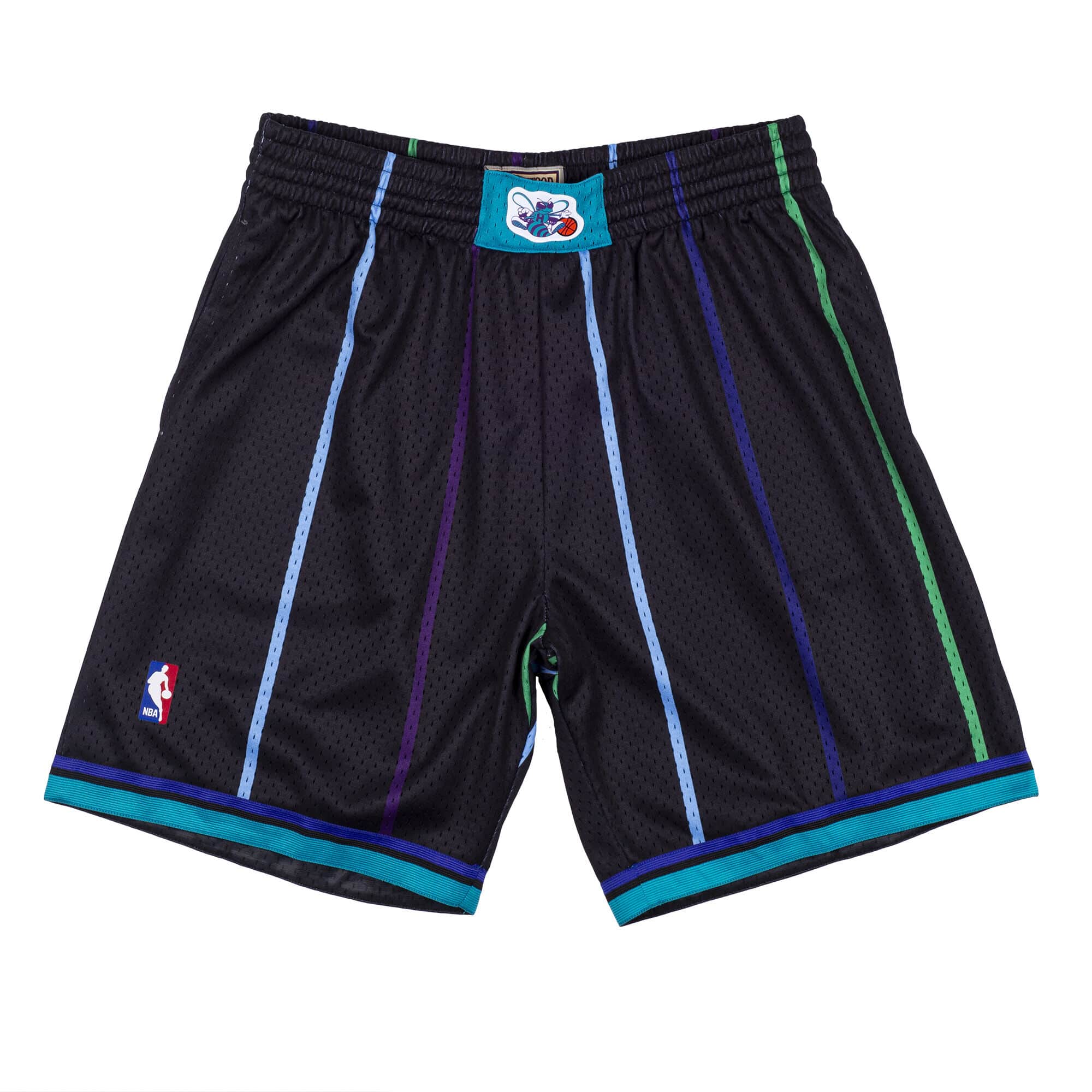 Mitchell And Ness Shorts Charlotte Hornets Mitchell & Ness NBA Reload 2.0 92-93 Swingman Shorts - Black