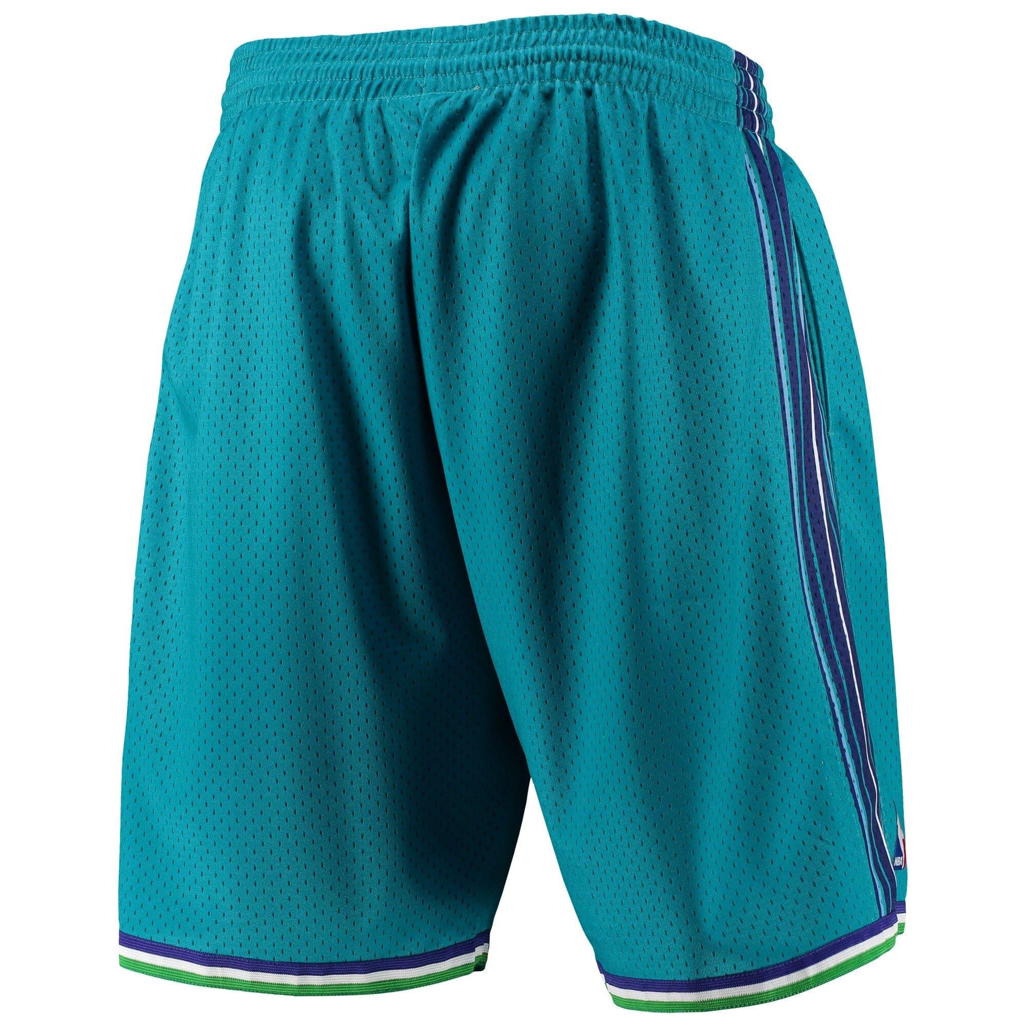 Mitchell And Ness Shorts Charlotte Hornets Mitchell & Ness NBA Swingman Shorts 99-00 - Teal