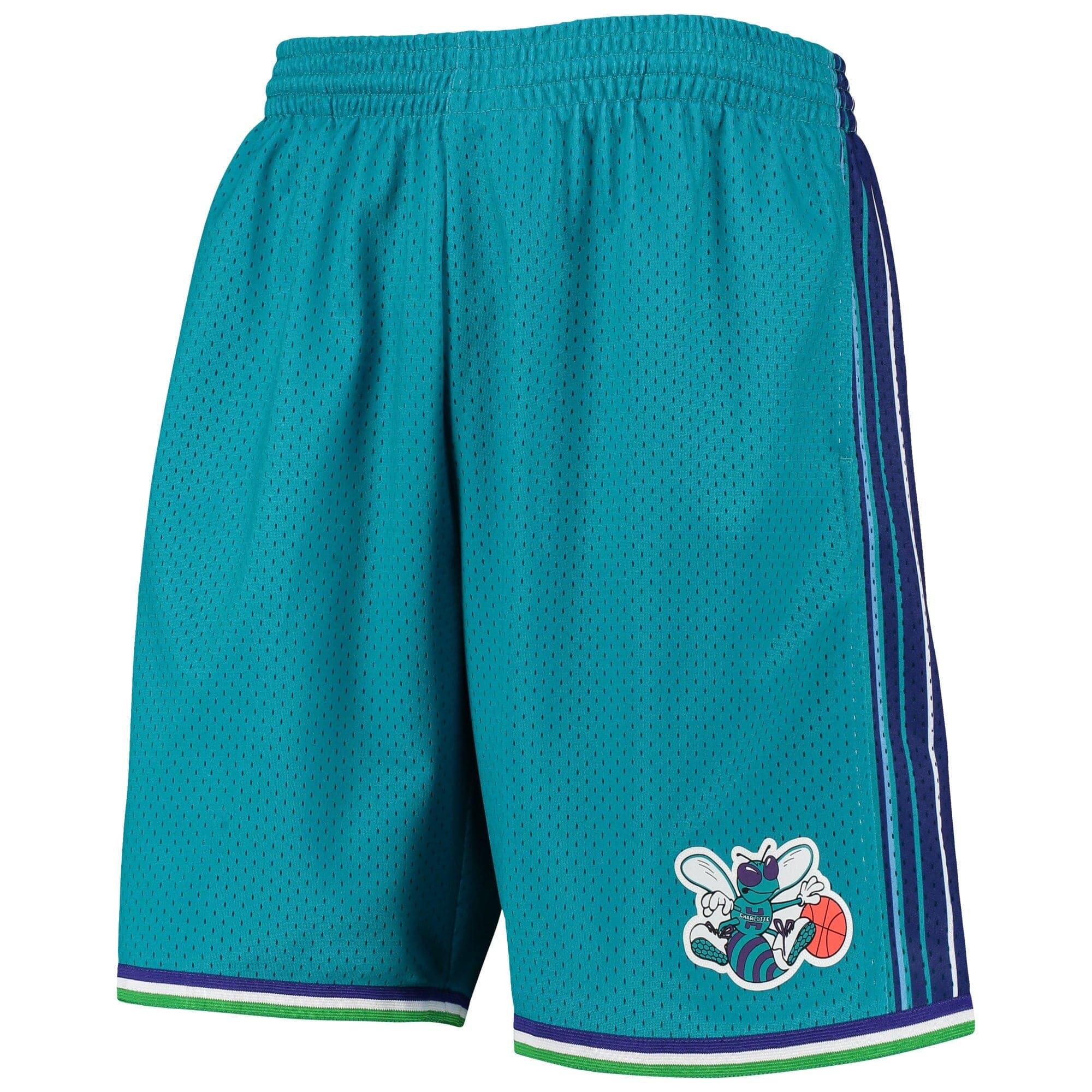 Mitchell And Ness Shorts Charlotte Hornets Mitchell & Ness NBA Swingman Shorts 99-00 - Teal