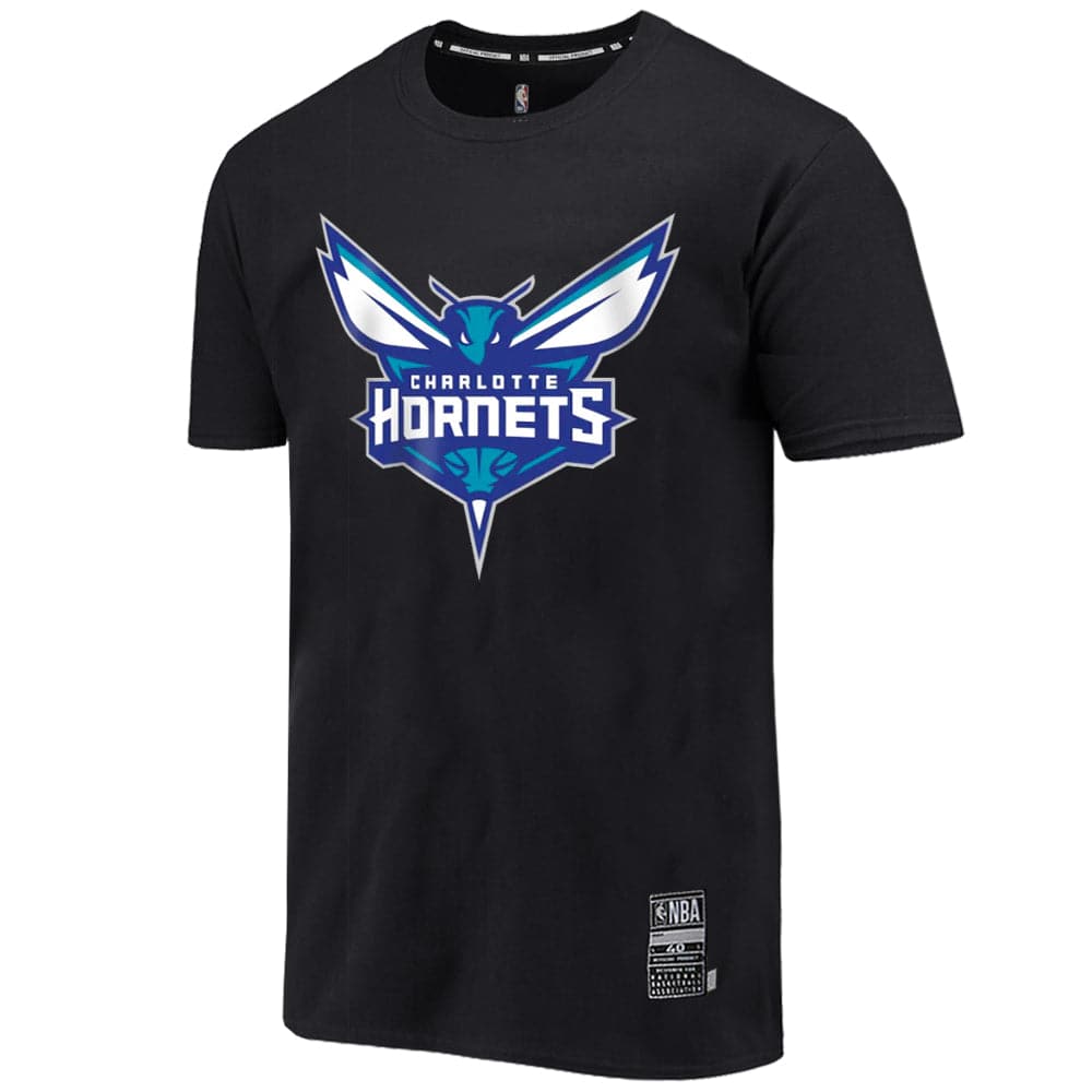 NBA Essentials T-Shirts Charlotte Hornets NBA Essentials Team Logo T-Shirt - Black