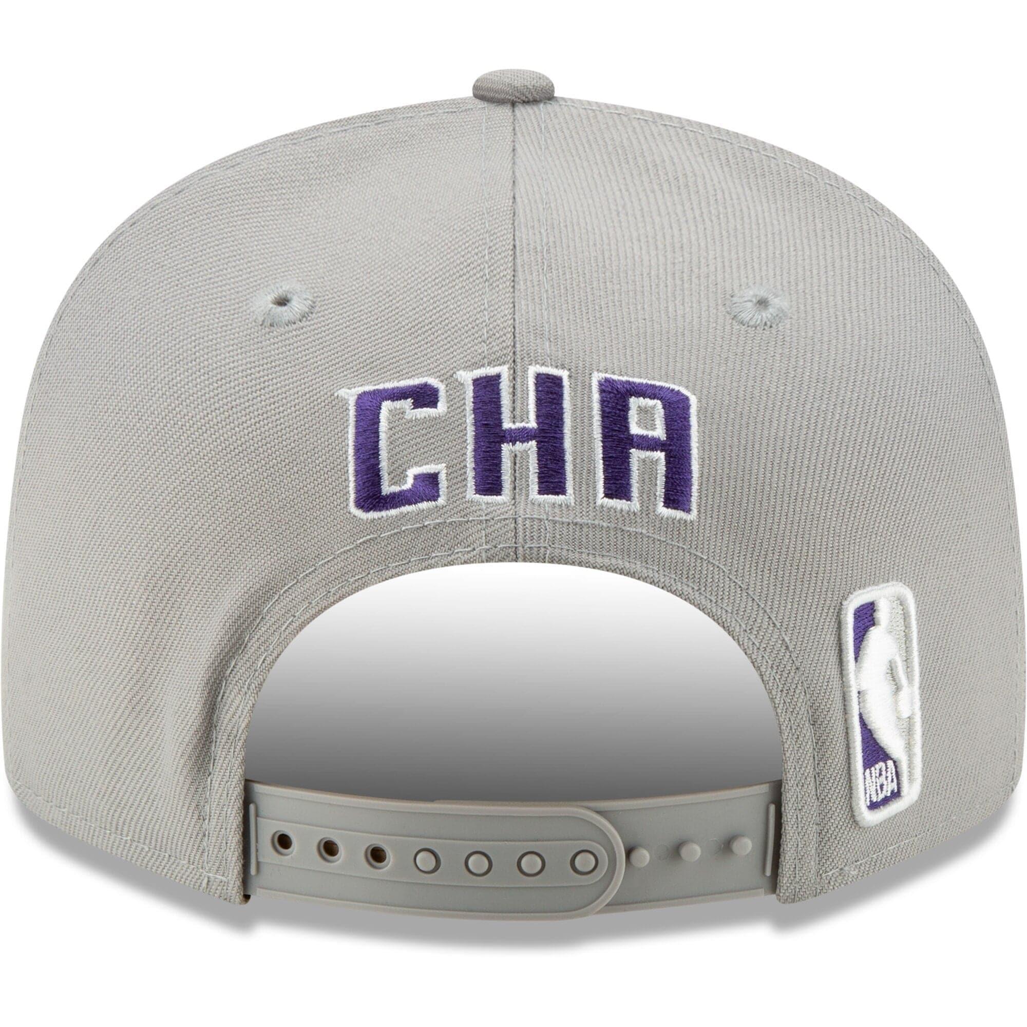 New Era Caps Charlotte Hornets New Era NBA 2019 City Series 9FIFTY Snapback Hat - Grey
