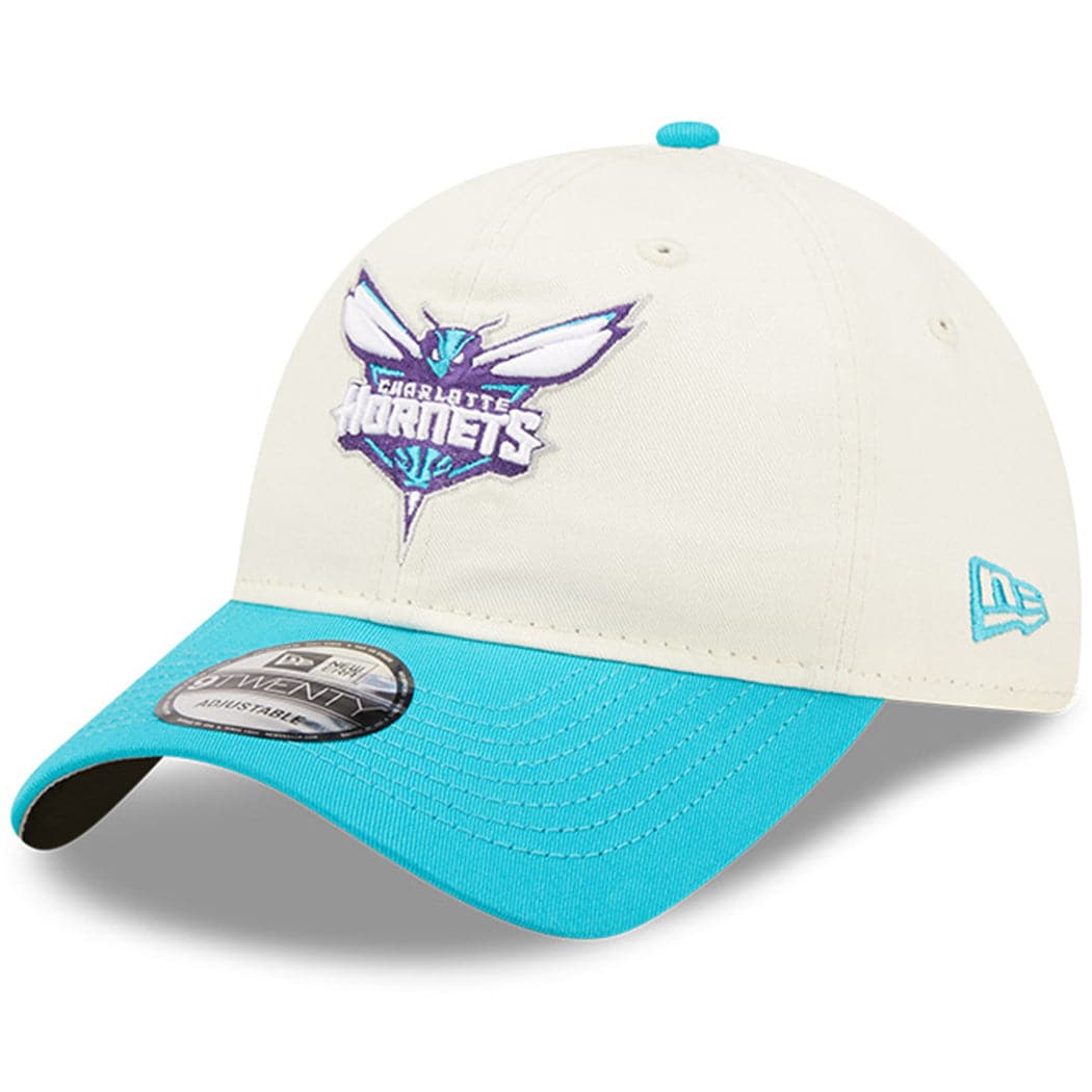 New Era Caps Charlotte Hornets New Era NBA 2022 Draft 9TWENTY Strapback Hat - Cream