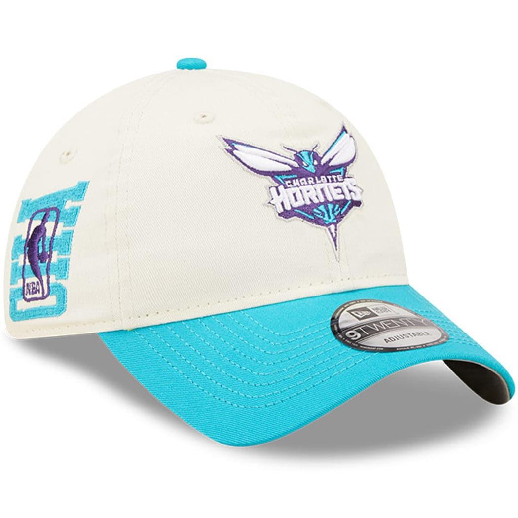 New Era Caps Charlotte Hornets New Era NBA 2022 Draft 9TWENTY Strapback Hat - Cream