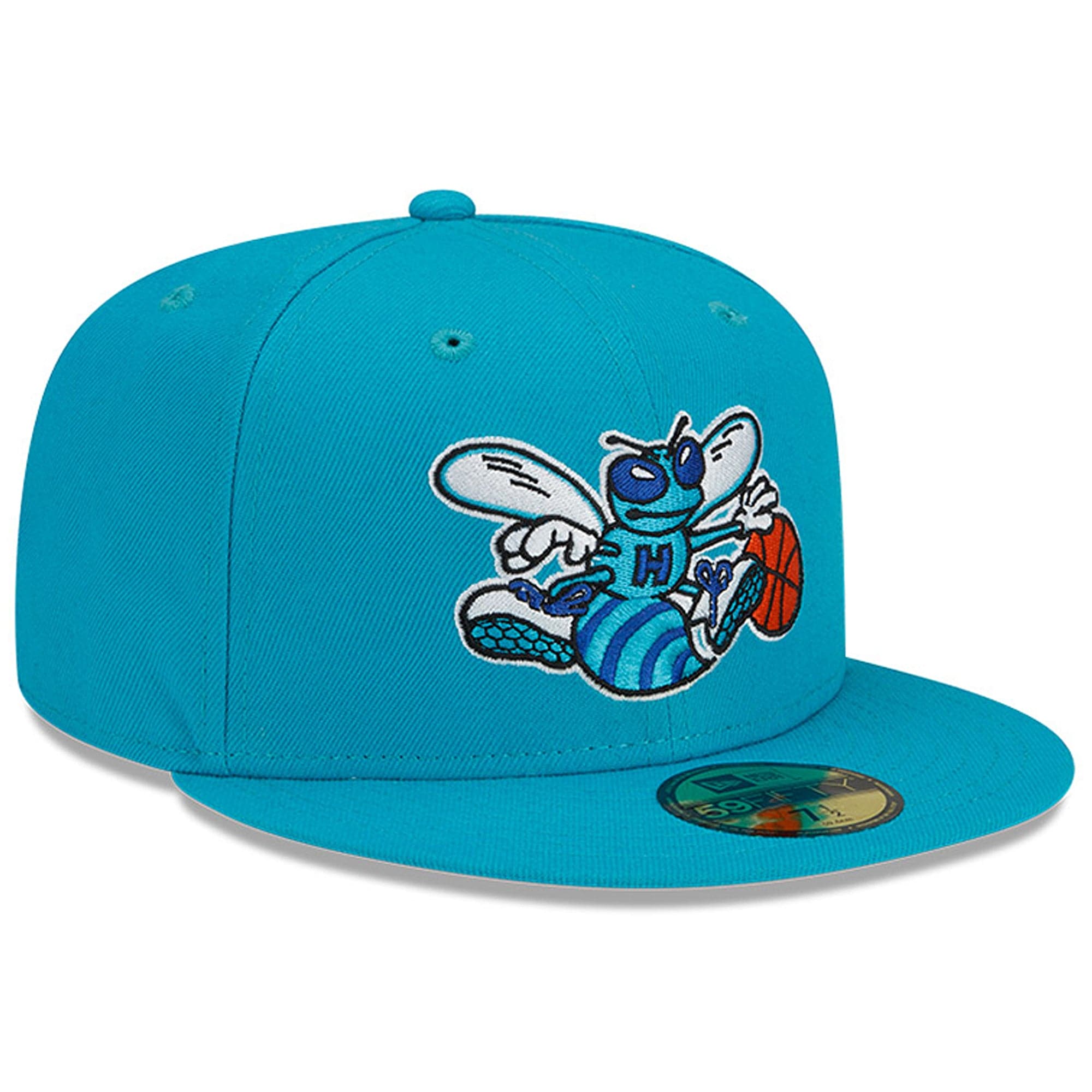 New Era Caps Charlotte Hornets New Era NBA 21-22 City Edition Alt 59FIFTY Fitted Hat - Teal