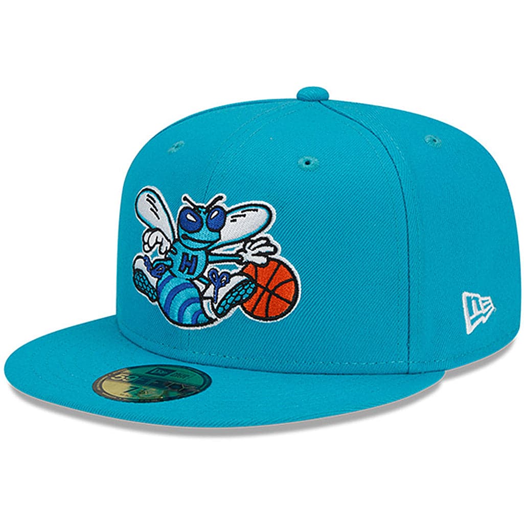 New Era Caps Charlotte Hornets New Era NBA 21-22 City Edition Alt 59FIFTY Fitted Hat - Teal