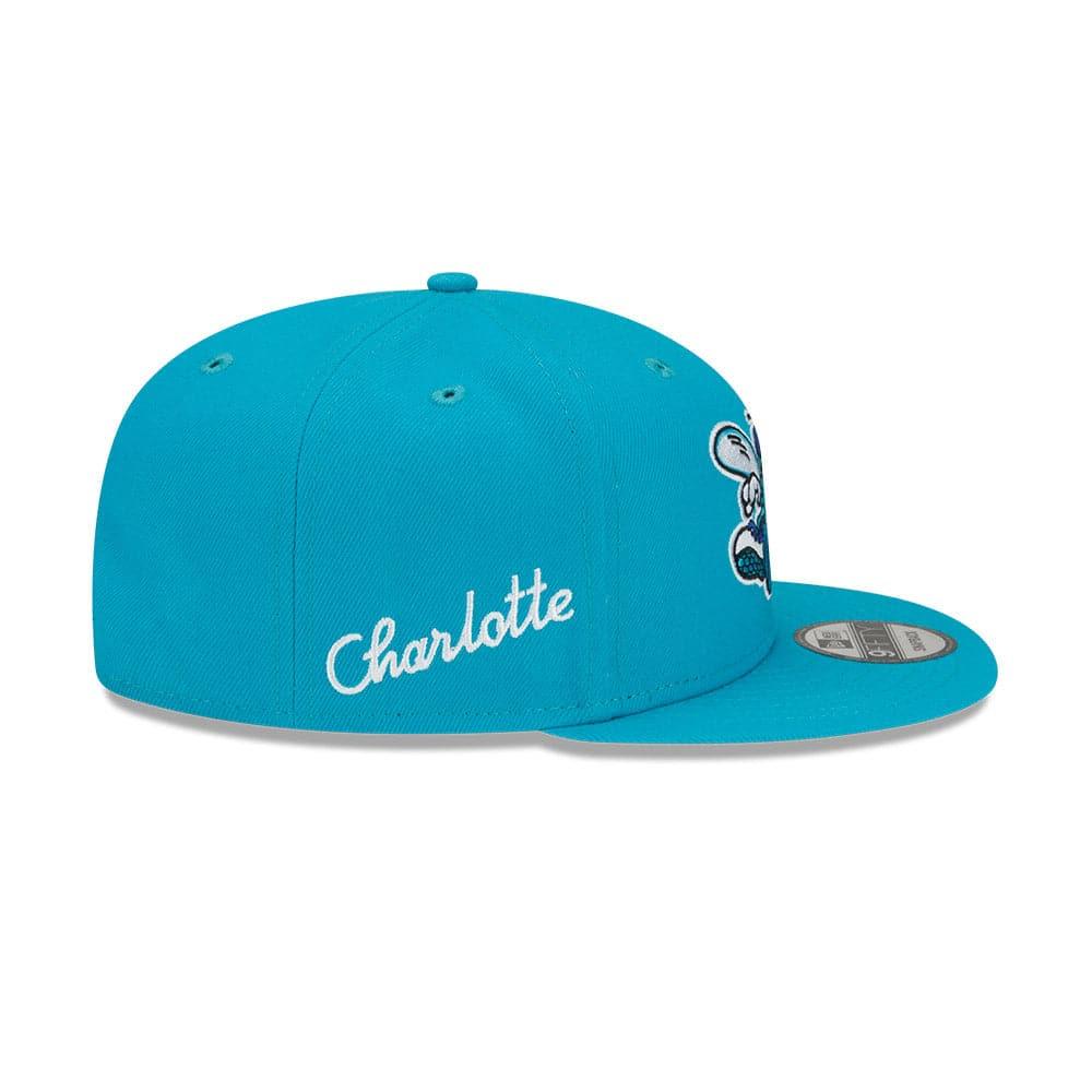 New Era Caps Charlotte Hornets New Era NBA 21-22 City Edition ALT 9FIFTY Snapback Hat - Teal