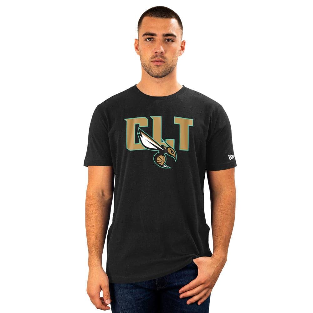 New Era T-Shirts Charlotte Hornets New Era NBA 22-23 City Edition T-Shirt - Black
