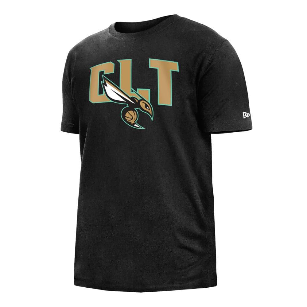 New Era T-Shirts Charlotte Hornets New Era NBA 22-23 City Edition T-Shirt - Black