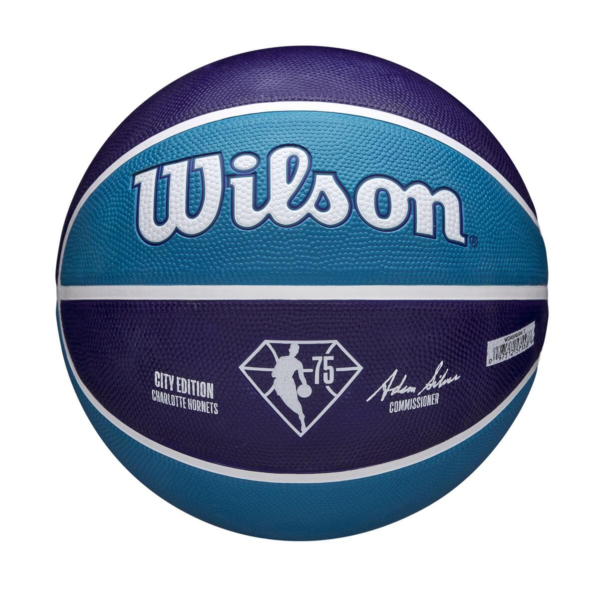 Wilson Sporting Goods Balls Charlotte Hornets Wilson NBA 21-22 City Edition Full Size Basketball Ball - Size 7