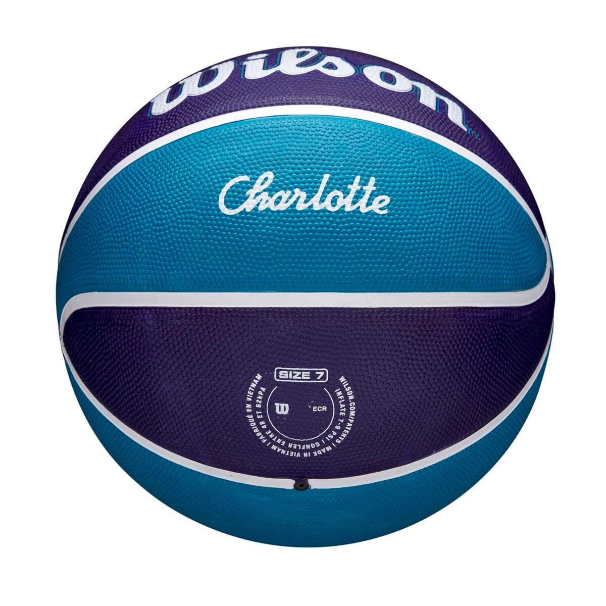 Wilson Sporting Goods Balls Charlotte Hornets Wilson NBA 21-22 City Edition Full Size Basketball Ball - Size 7