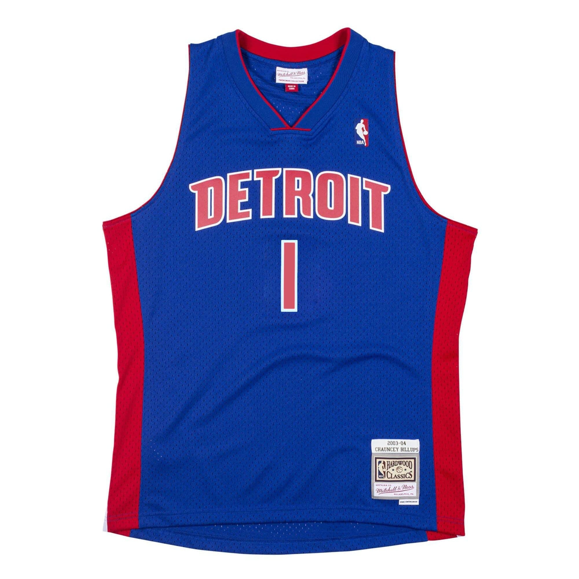 Mitchell And Ness Jerseys Chauncey Billups Detroit Pistons Mitchell & Ness NBA 03-04 Swingman Jersey - Blue