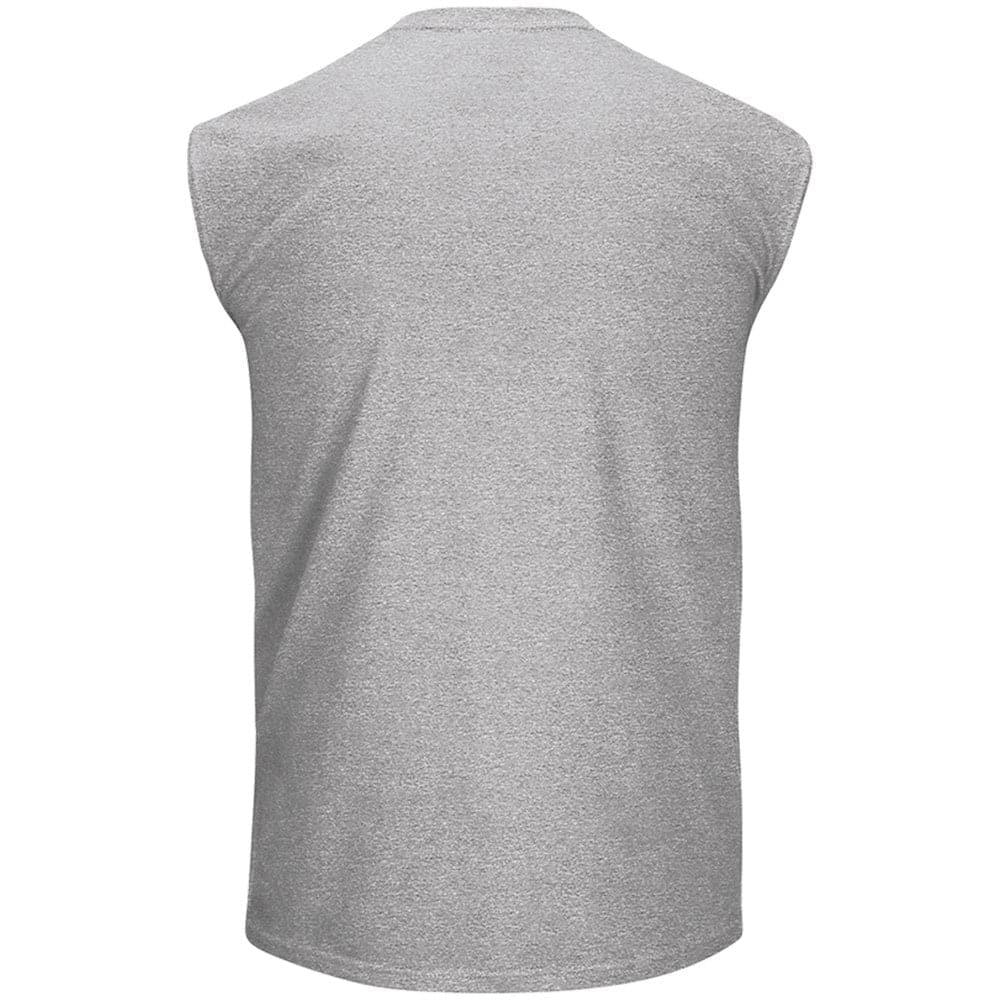 Majestic Athletic T-Shirts Chicago Bears Majestic NFL Team Flex Sleeveless Muscle T-Shirt - Grey