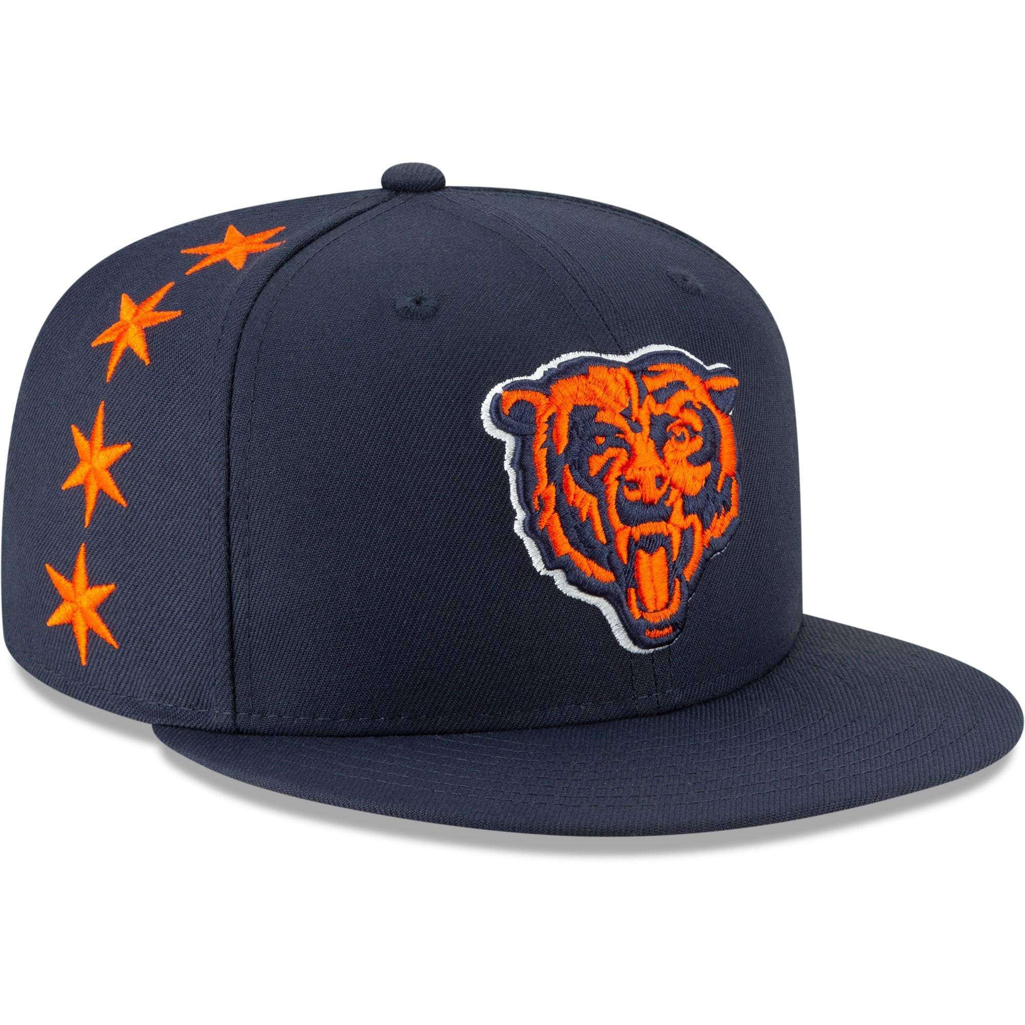 New Era Caps Chicago Bears New Era 2019 NFL Draft 9FIFTY Snapback Hat – Navy