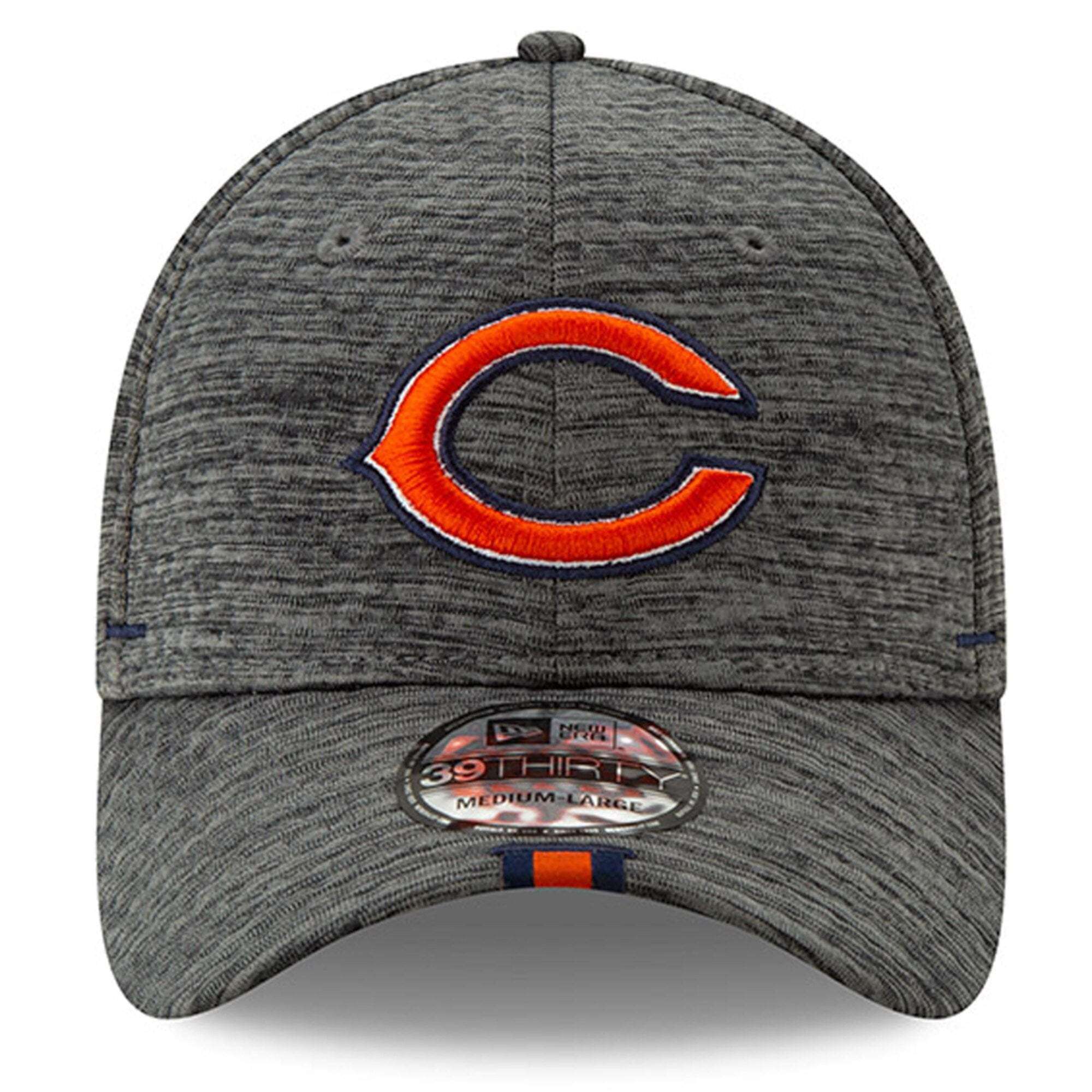New Era Caps Chicago Bears New Era 2019 NFL Training Camp 39THIRTY Stretch-Fit Hat - Graphite