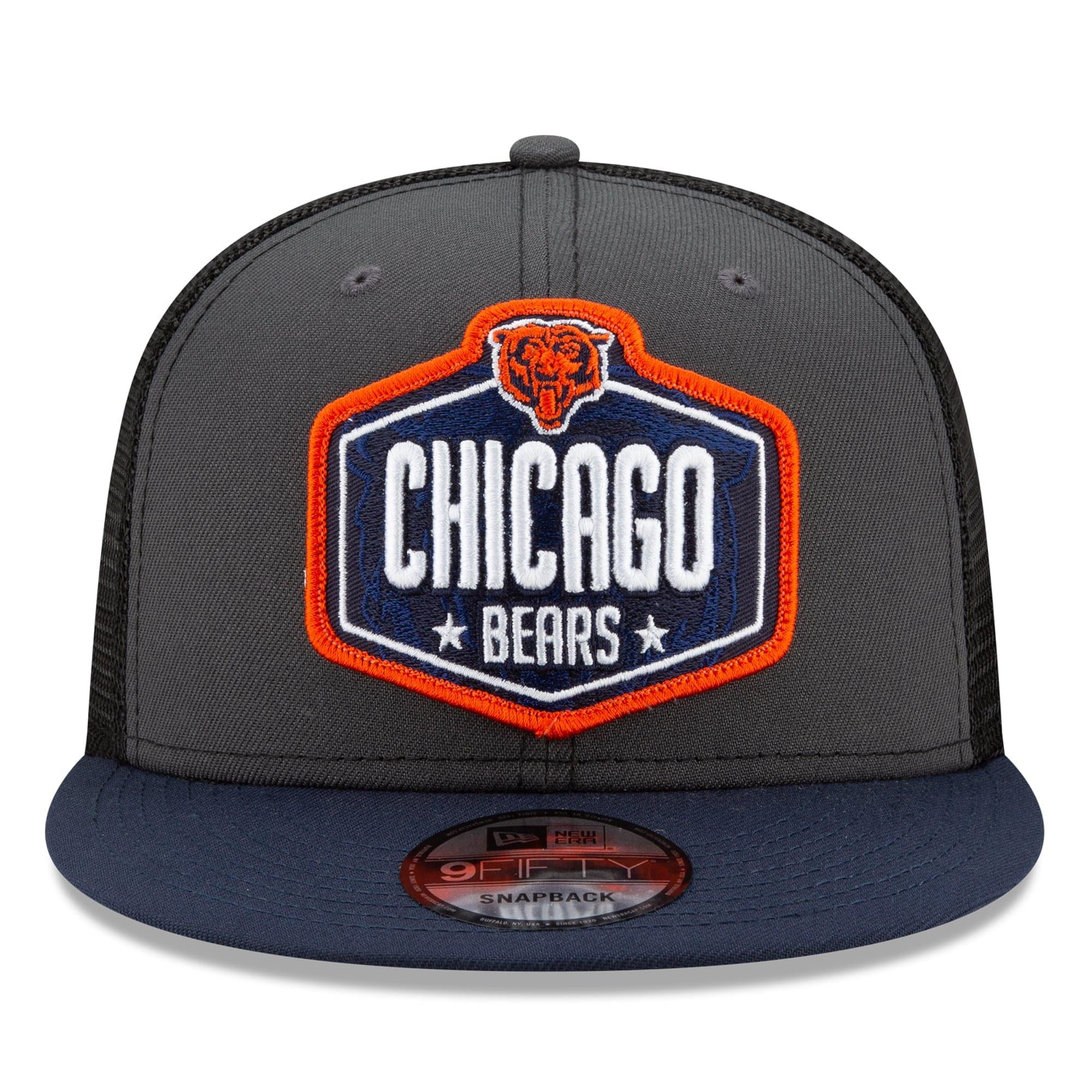 New Era Caps Chicago Bears New Era 2021 NFL Draft 9FIFTY Snapback Hat - Graphite
