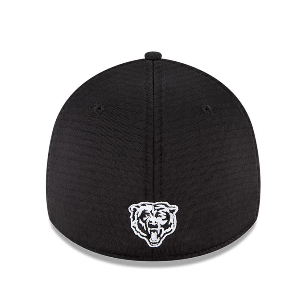 New Era Caps Chicago Bears New Era NFL 2020 Summer Sideline 39THIRTY Flex Fit Curve Hat - Black