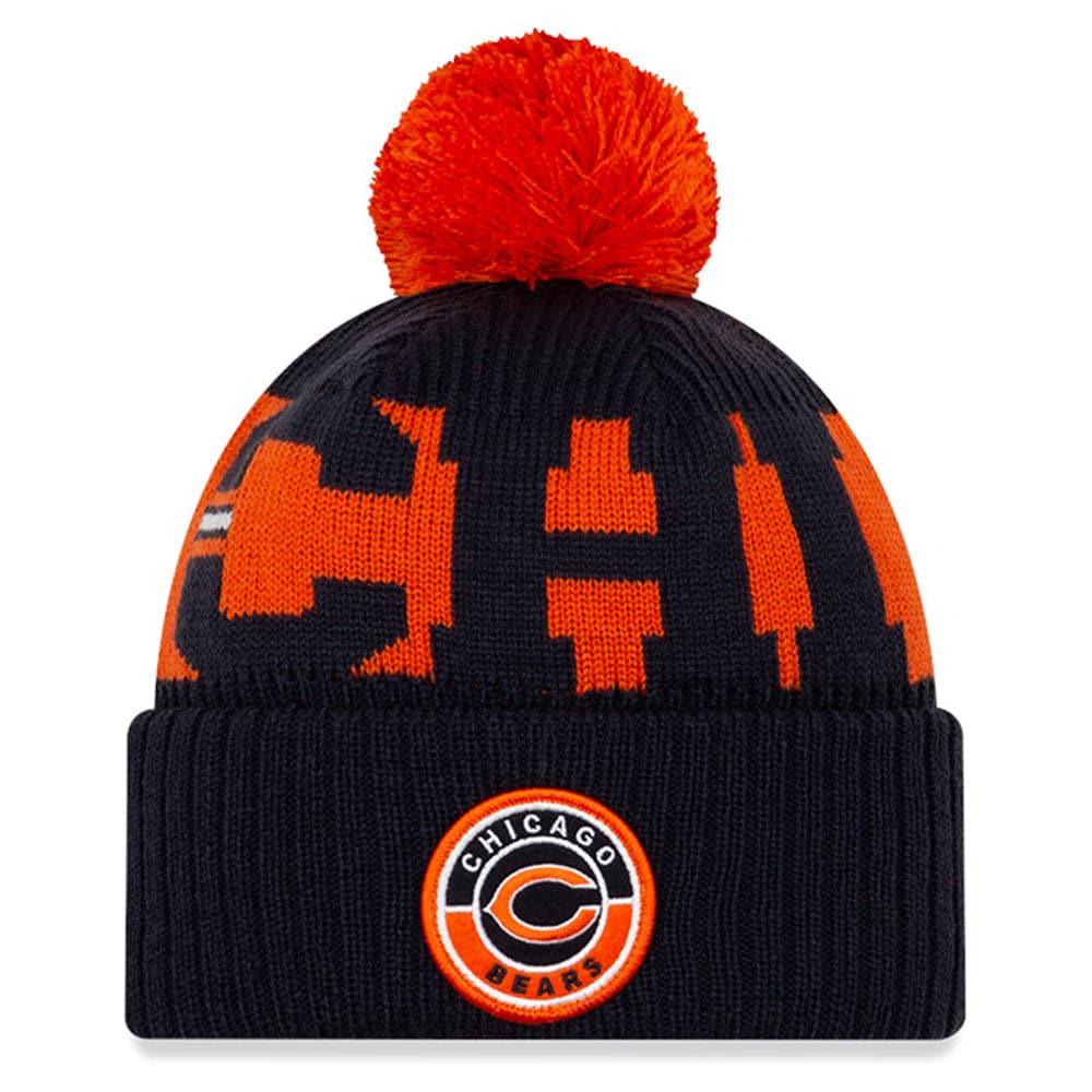 New Era Beanies Chicago Bears New Era NFL 2020 Team Colour Sideline Knit Beanie
