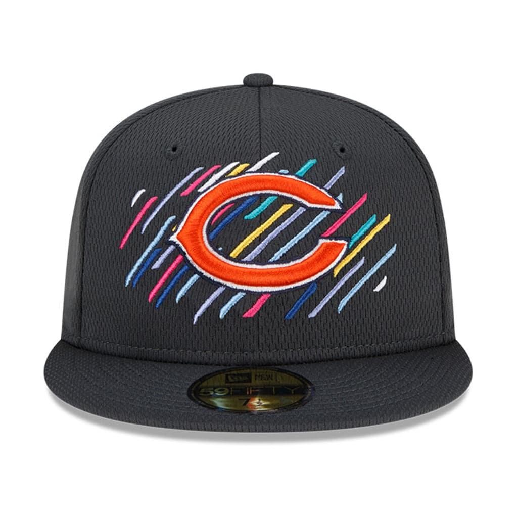 New Era Caps Chicago Bears New Era NFL 2021 Crucial Catch 59FIFTY Fitted Hat - Steel